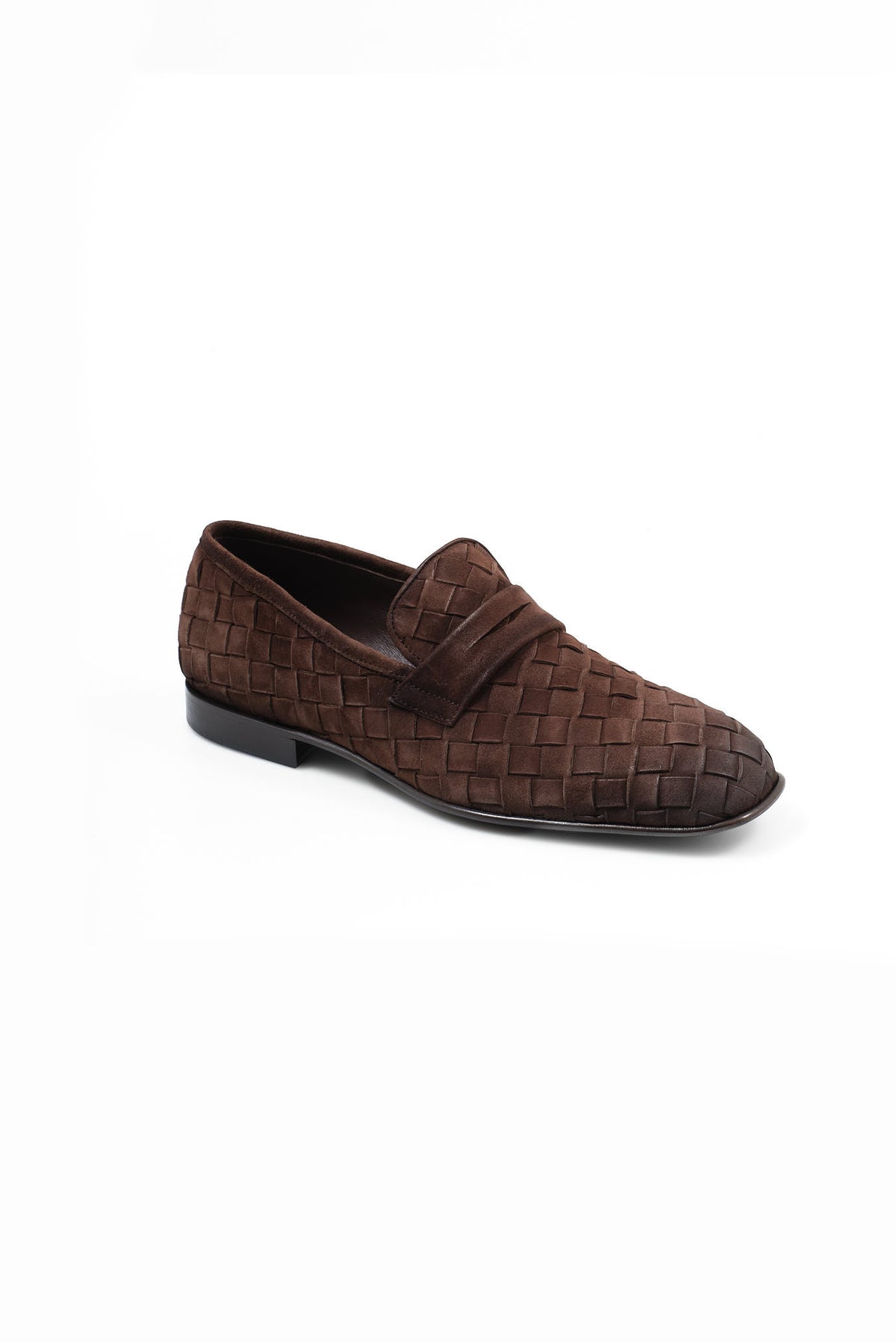 ΑΝΔΡΙΚΑ ΠΛΕΚΤΑ ΔΕΡΜΑΤΙΝΑ ΥΠΟΔΗΜΑΤΑ LOAFERS ALEXANDER HOTTO ΣΕ ΚΑΦΕ ΧΡΩΜΑ