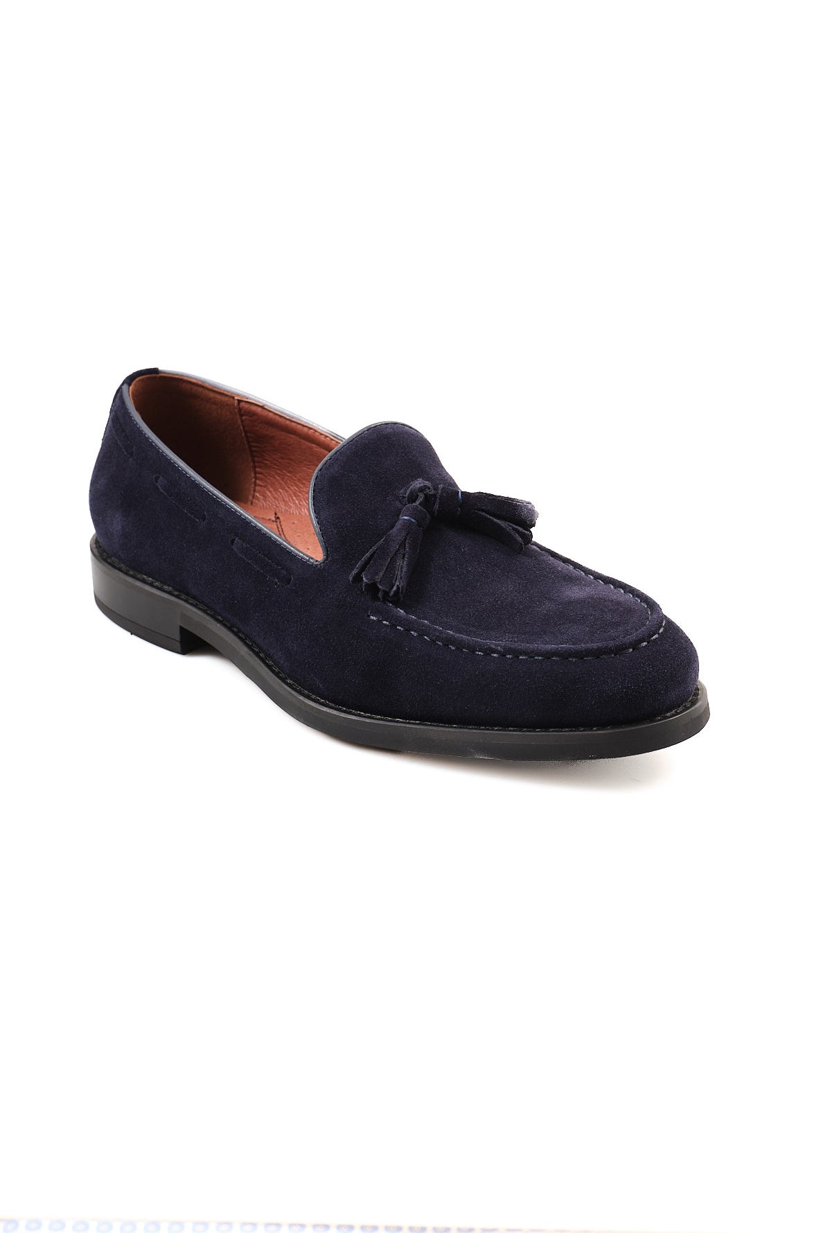 ΑΝΔΡΙΚΑ ΜΠΛΕ ΔΕΡΜΑΤΙΝΑ SUEDE TASSEL LOAFERS ΥΠΟΔΗΜΑΤΑ PORTOBELLO'S
