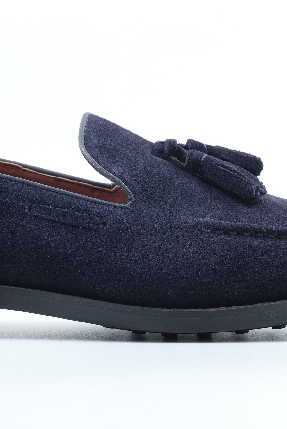 ΑΝΔΡΙΚΑ ΜΠΛΕ ΔΕΡΜΑΤΙΝΑ SUEDE TASSEL LOAFERS ΥΠΟΔΗΜΑΤΑ PORTOBELLO'S