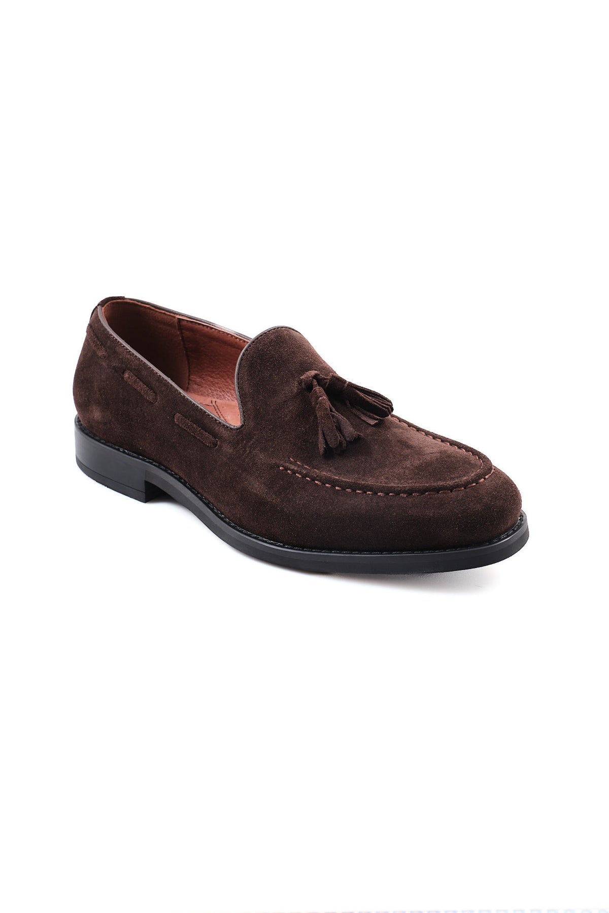 ΑΝΔΡΙΚΑ ΚΑΦΕ ΔΕΡΜΑΤΙΝΑ SUEDE TASSEL LOAFERS ΥΠΟΔΗΜΑΤΑ PORTOBELLO'S