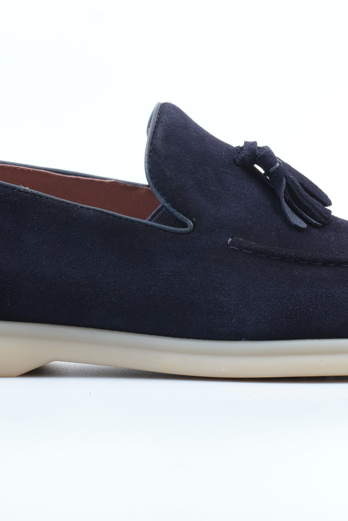 ΑΝΔΡΙΚΑ ΔΕΡΜΑΤΙΝΑ SUEDE TASSEL LOAFERS ΥΠΟΔΗΜΑΤΑ PORTOBELLO'S ΣΕ ΜΠΛΕ ΧΡΩΜΑ