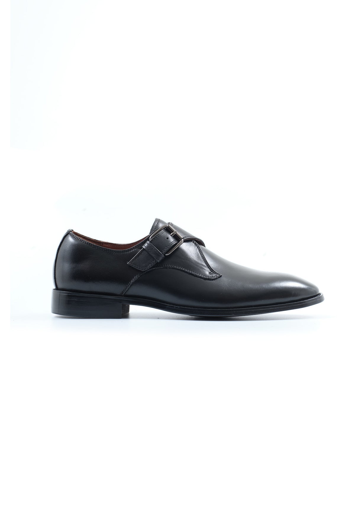 ΑΝΔΡΙΚΑ ΜΑΥΡΑ ΔΕΡΜΑΤΙΝΑ MONK STRAP ΥΠΟΔΗΜΑΤΑ PORTOBELLO'S