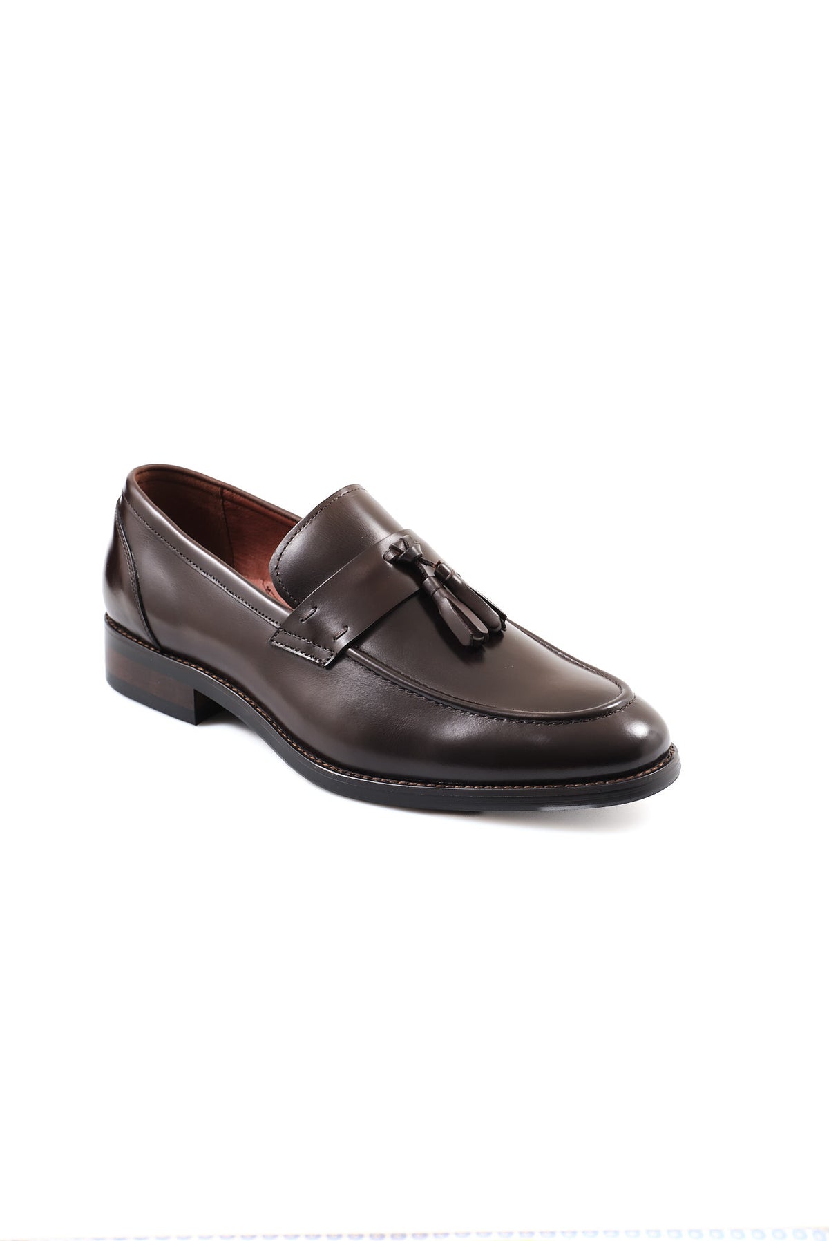 ΑΝΔΡΙΚΑ ΚΑΦΕ ΔΕΡΜΑΤΙΝΑ TASSEL LOAFERS ΥΠΟΔΗΜΑΤΑ PORTOBELLO'S