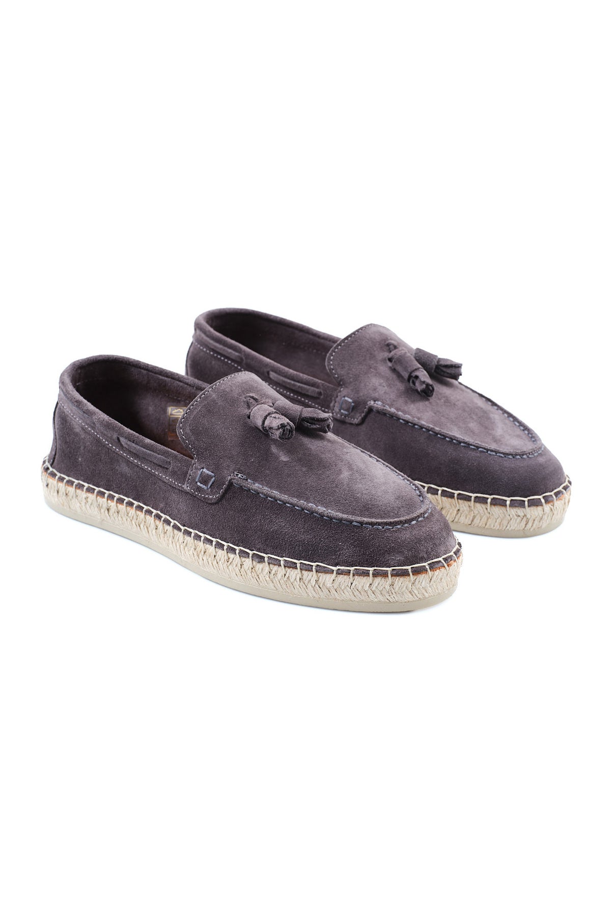 ΑΝΔΡΙΚΕΣ ΓΚΡΙ ΔΕΡΜΑΤΙΝΕΣ SUEDE TASSEL ΕΣΠΑΝΤΡΙΓΙΕΣ PORTOBELLO'S