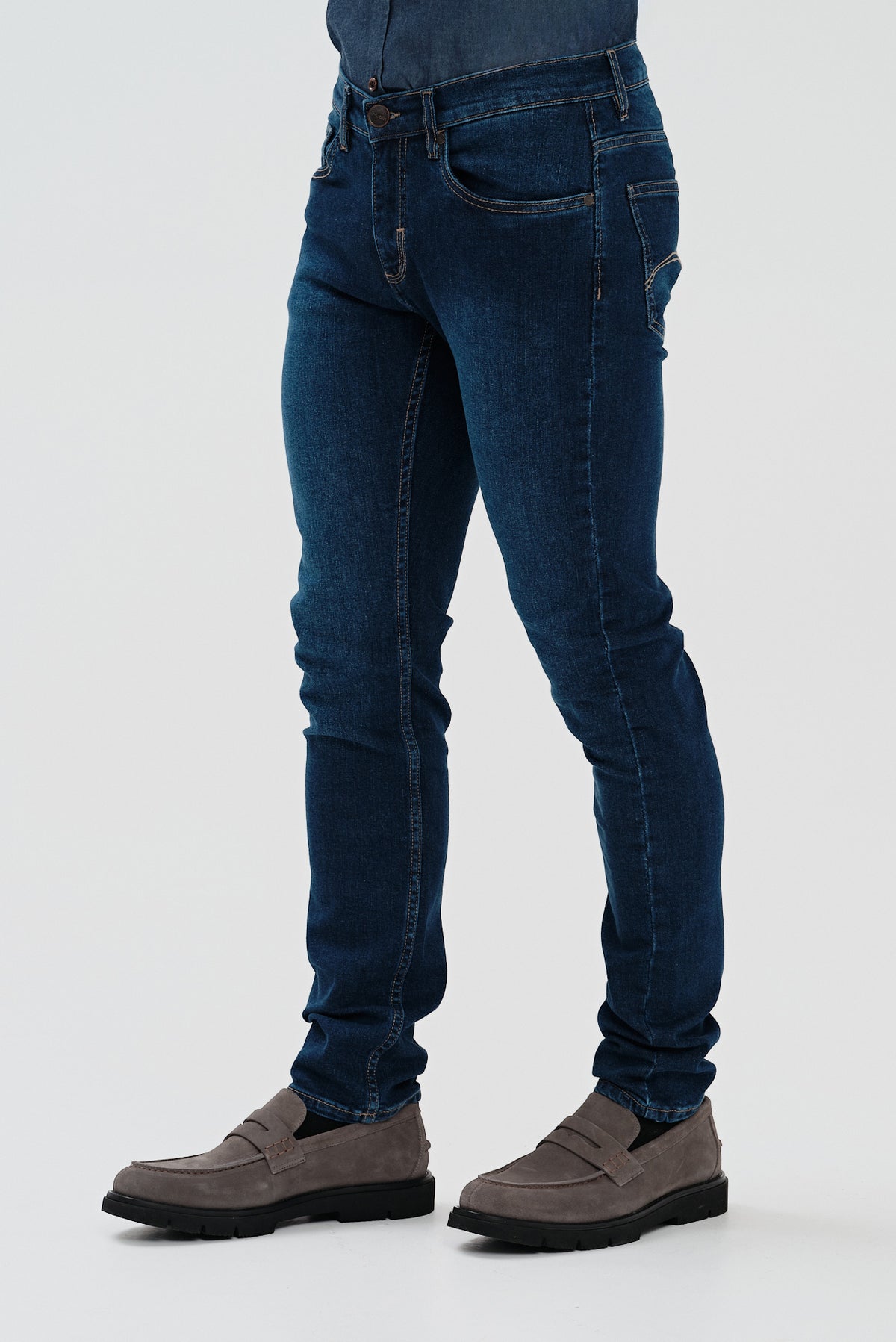 ΑΝΔΡΙΚΟ JEAN PORTOBELLO'S ΣΕ ΜΠΛΕ ΧΡΩΜΑ COMFORT FIT