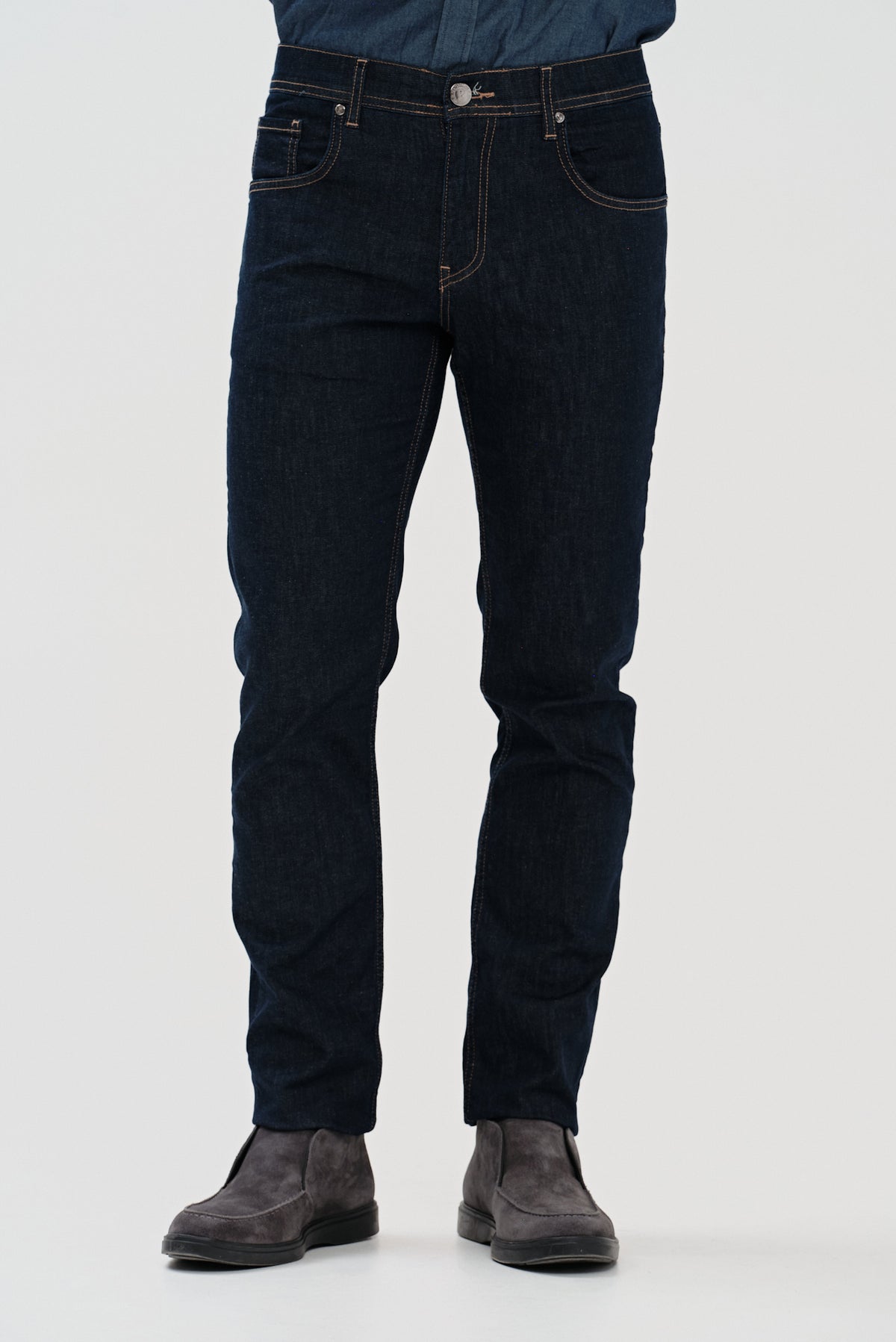 ΑΝΔΡΙΚΟ JEAN ΜΠΛΕ ΣΚΟΥΡΟ PORTOBELLO'S SLIM FIT