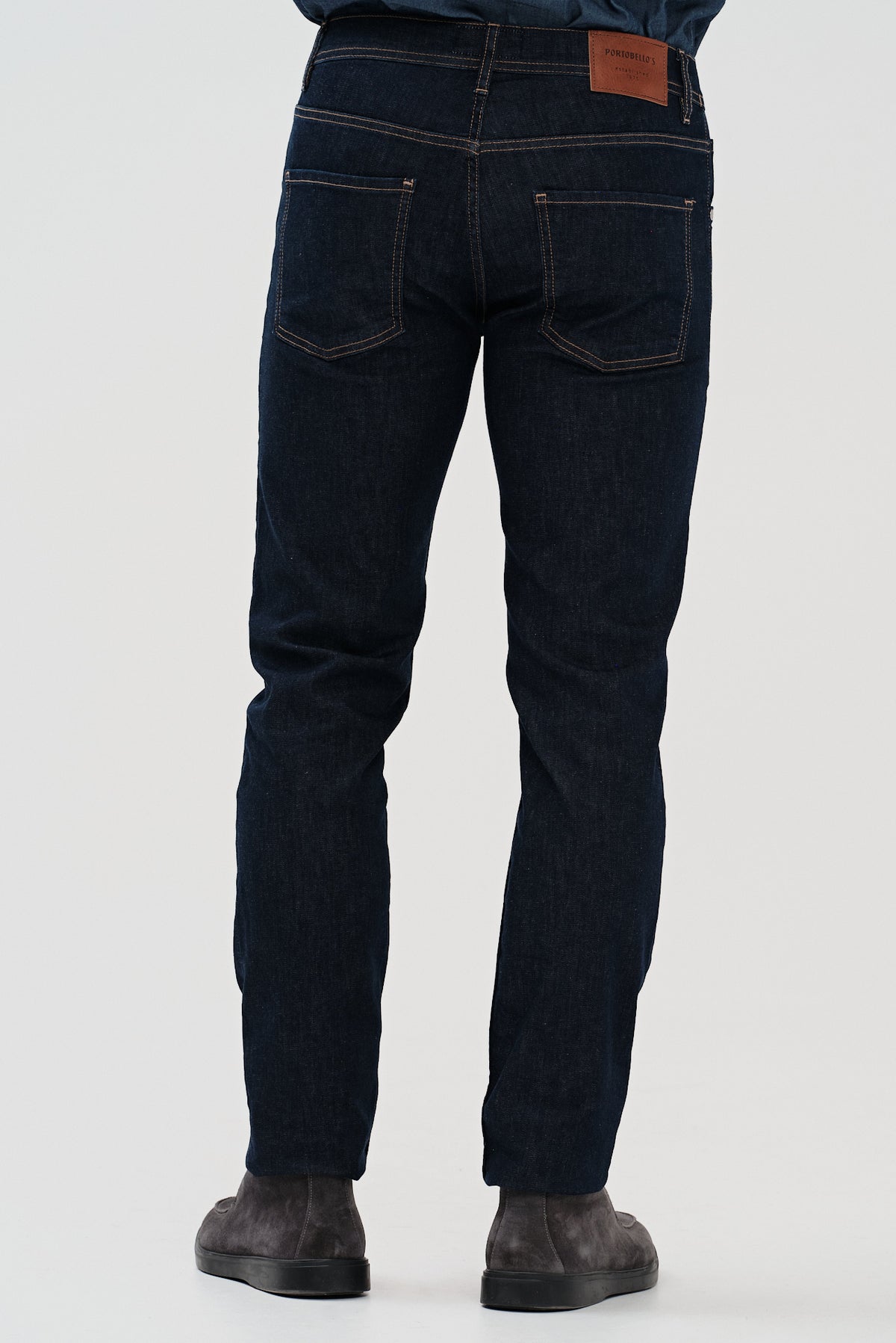 ΑΝΔΡΙΚΟ JEAN ΜΠΛΕ ΣΚΟΥΡΟ PORTOBELLO'S SLIM FIT