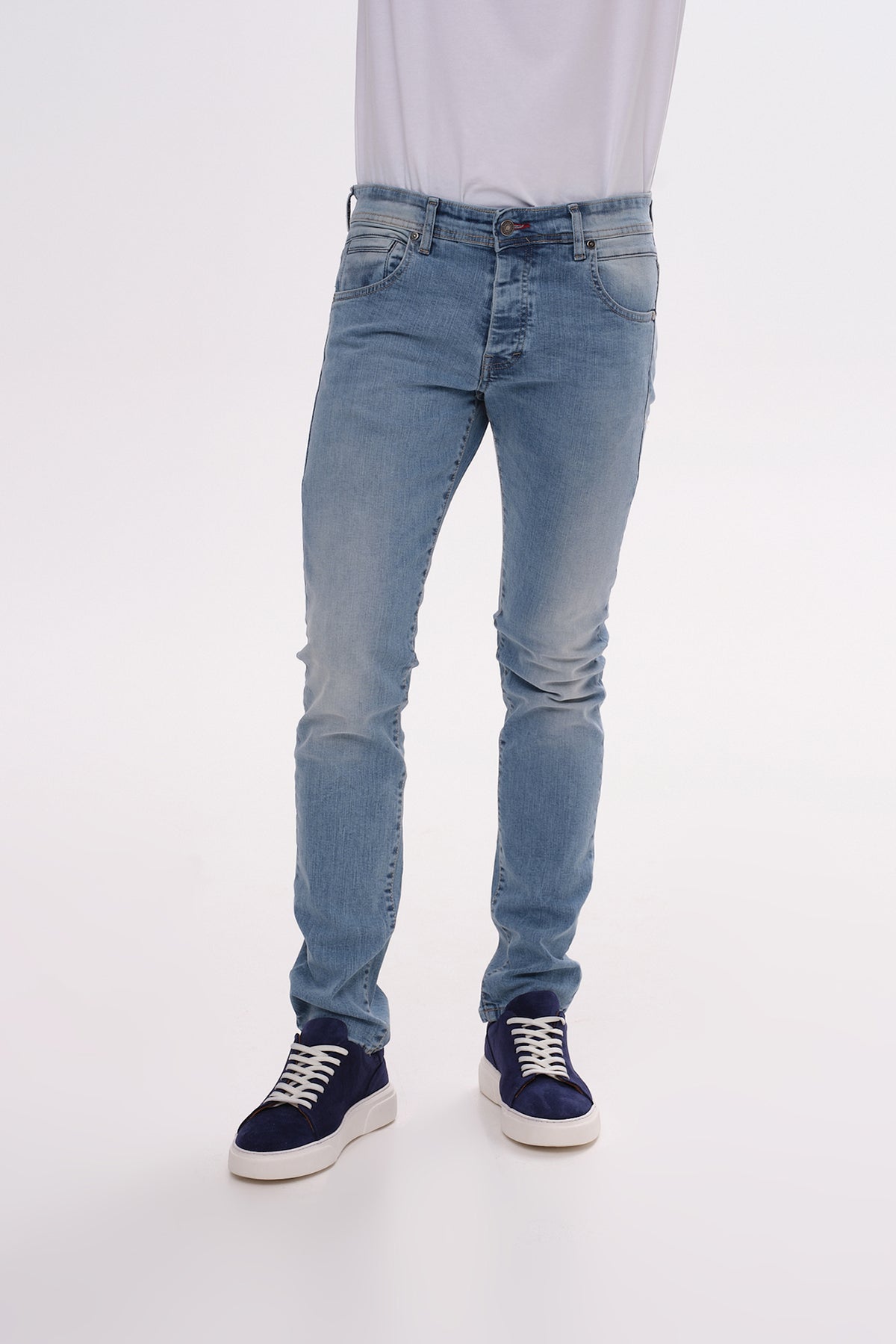 ΑΝΔΡΙΚΟ JEAN PORTOBELLO'S ΣΕ ΜΠΛΕ ΑΝΟΙΧΤΟ SLIM FIT