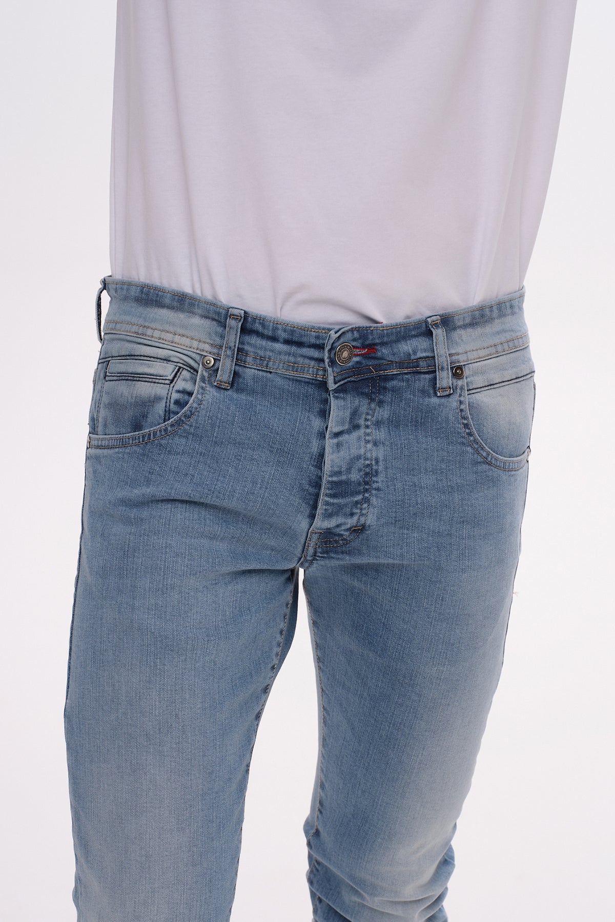 ΑΝΔΡΙΚΟ JEAN PORTOBELLO'S ΣΕ ΜΠΛΕ ΑΝΟΙΧΤΟ SLIM FIT