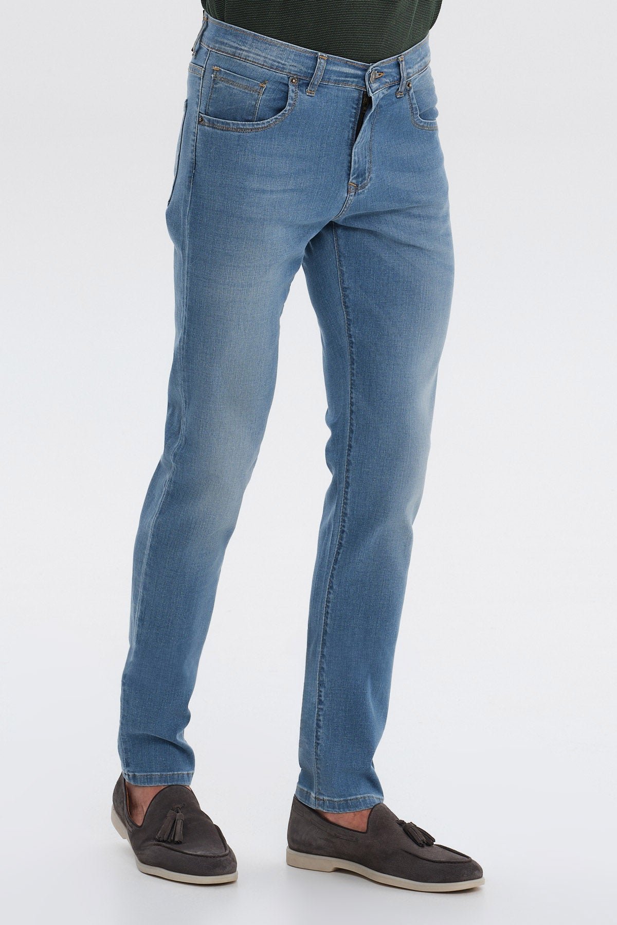 ΑΝΔΡΙΚΟ JEAN SLIM FIT PORTOBELLO'S ΣΕ ΑΝΟΙΚΤΟ ΤΖΙΝ ΧΡΩΜΑ