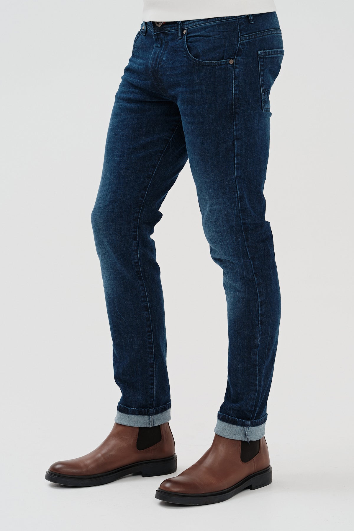 ΑΝΔΡΙΚΟ JEAN PORTOBELLO'S ΣΕ ΜΠΛΕ ΧΡΩΜΑ MODERN FIT