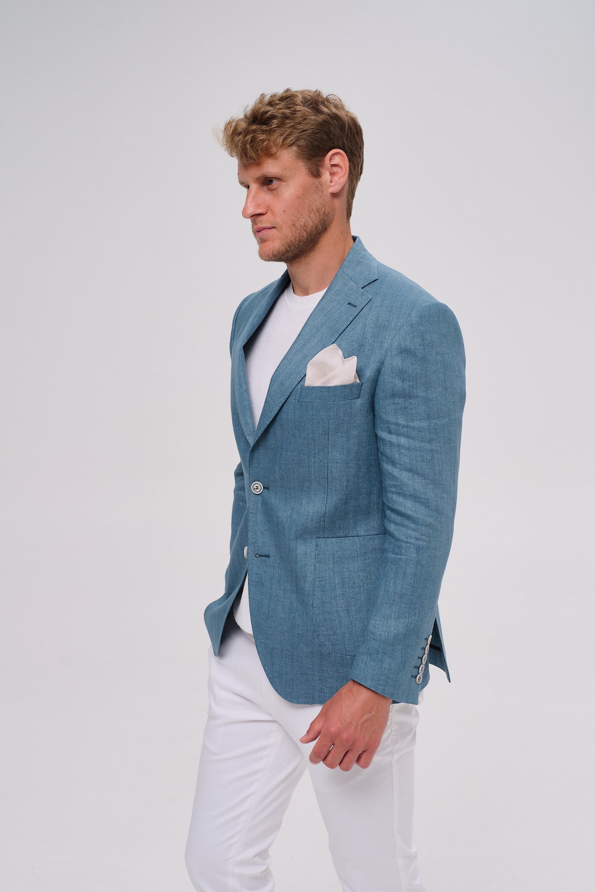 ΑΝΔΡΙΚΟ ΛΙΝΟ ΣΑΚΑΚΙ ΠΕΤΡΟΛ PORTOBELLO'S SLIM FIT