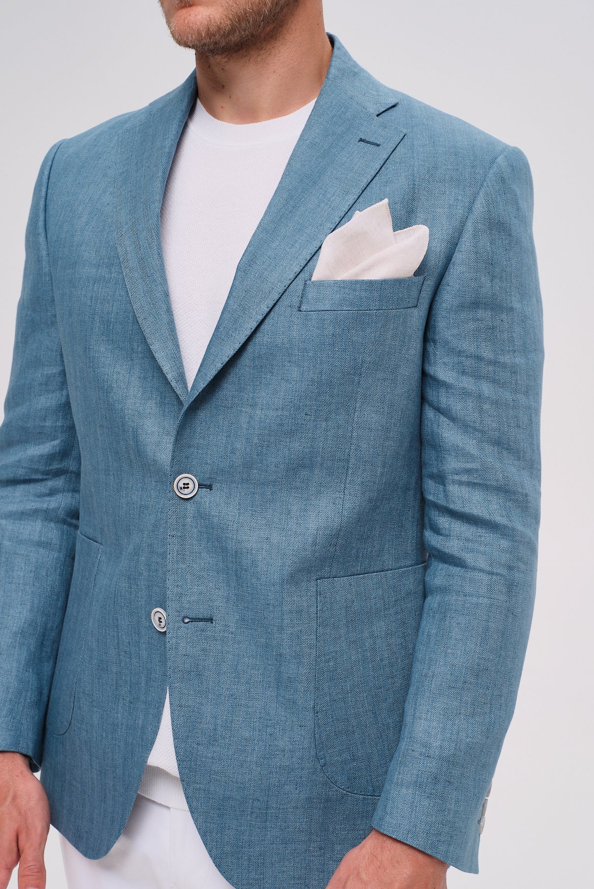 ΑΝΔΡΙΚΟ ΛΙΝΟ ΣΑΚΑΚΙ ΠΕΤΡΟΛ PORTOBELLO'S SLIM FIT