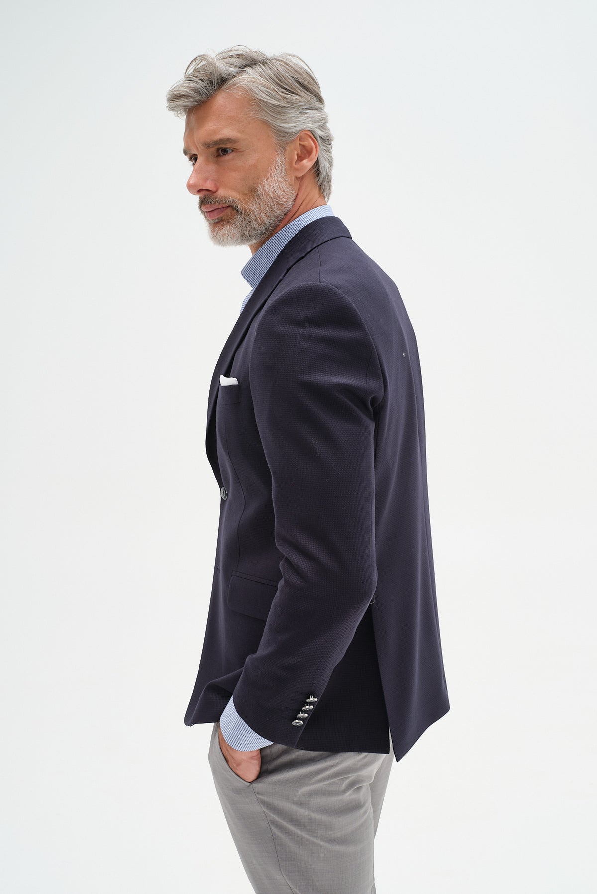 ΑΝΔΡΙΚΟ ΜΠΛΕ ΣΑΚΑΚΙ BLAZER PORTOBELLO'S REGULAR FIT MARZOTTO