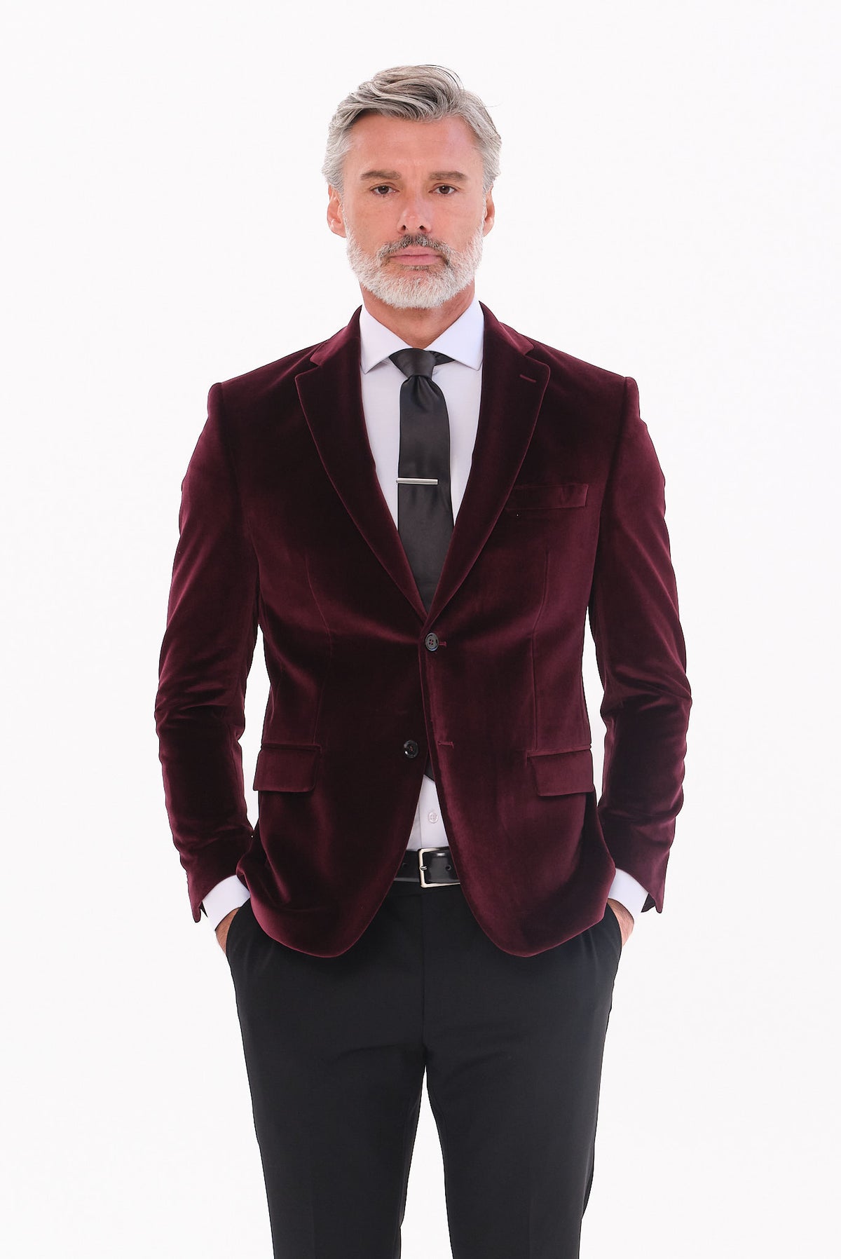 ΑΝΔΡΙΚΟ ΜΠΟΡΝΤΟ ΒΕΛΟΥΔΙΝΟ ΣΑΚΑΚΙ SLIM FIT