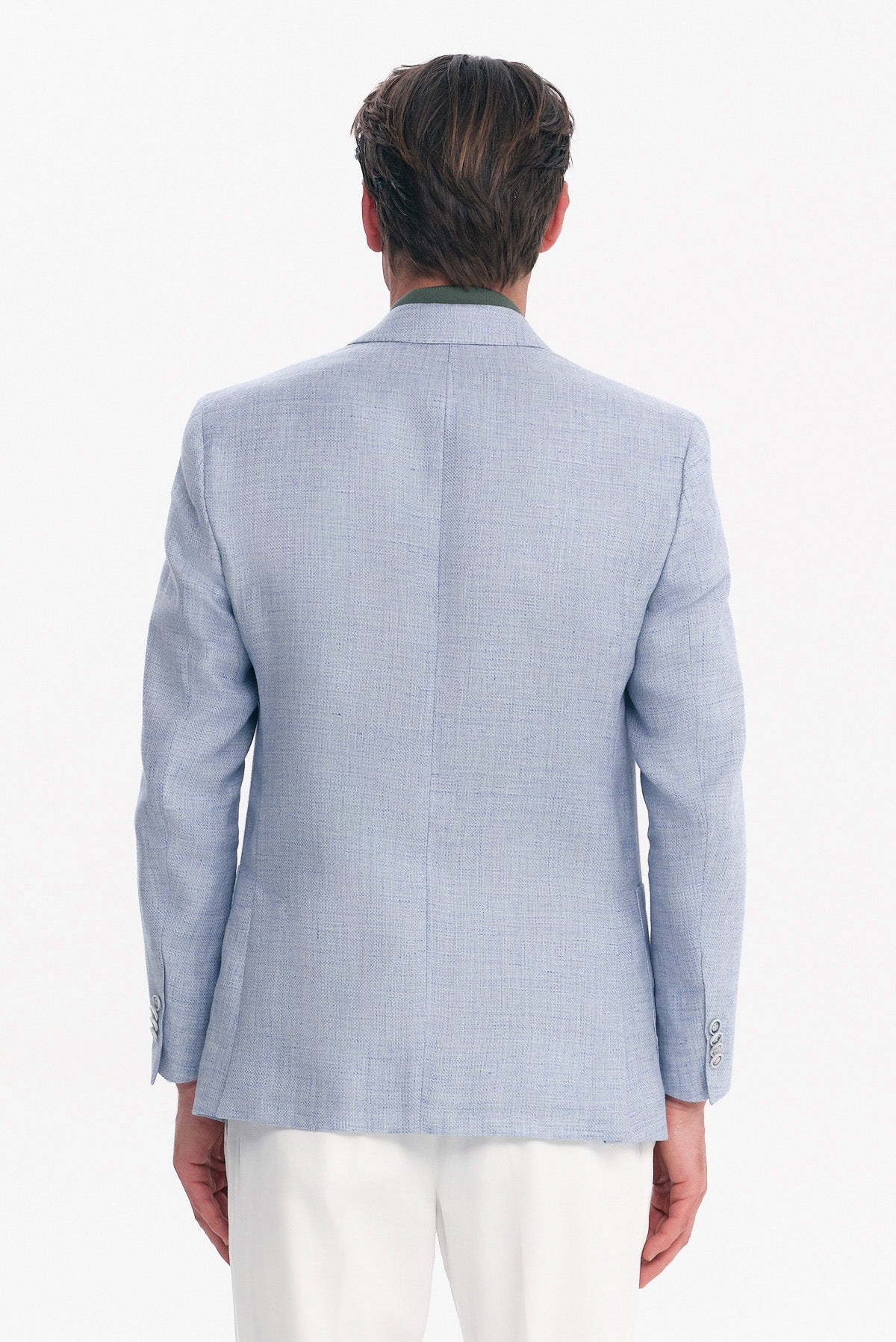 ΑΝΔΡΙΚΟ ΣΙΕΛ ΣΑΚΑΚΙ SLIM FIT PORTOBELLO'S ΣΕ ΥΦΑΣΜΑ MARZOTTO