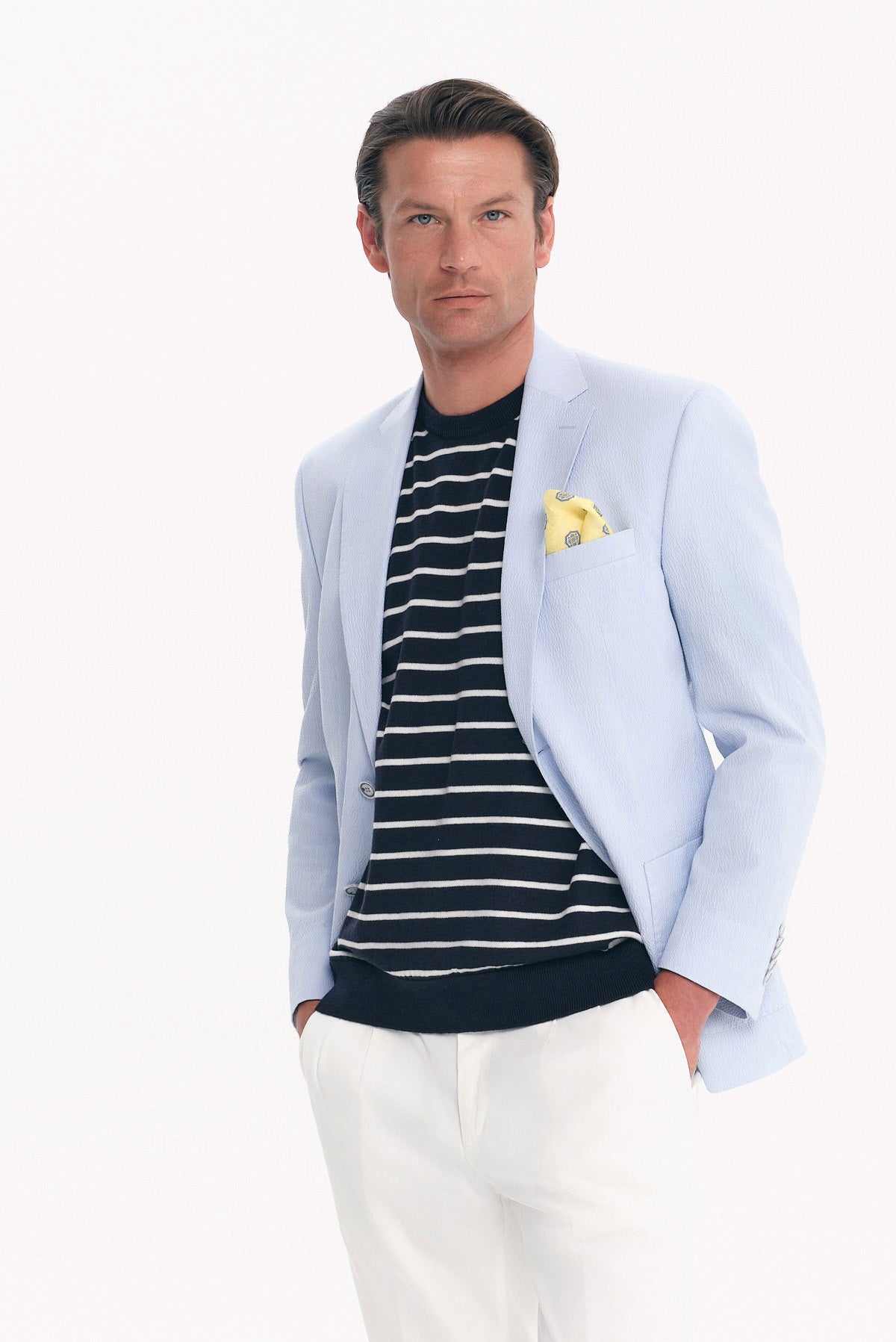 ΑΝΔΡΙΚΟ ΣΙΕΛ ΣΑΚΑΚΙ SLIM FIT PORTOBELLO'S ΣΕ ΥΦΑΣΜΑ SONDRIO