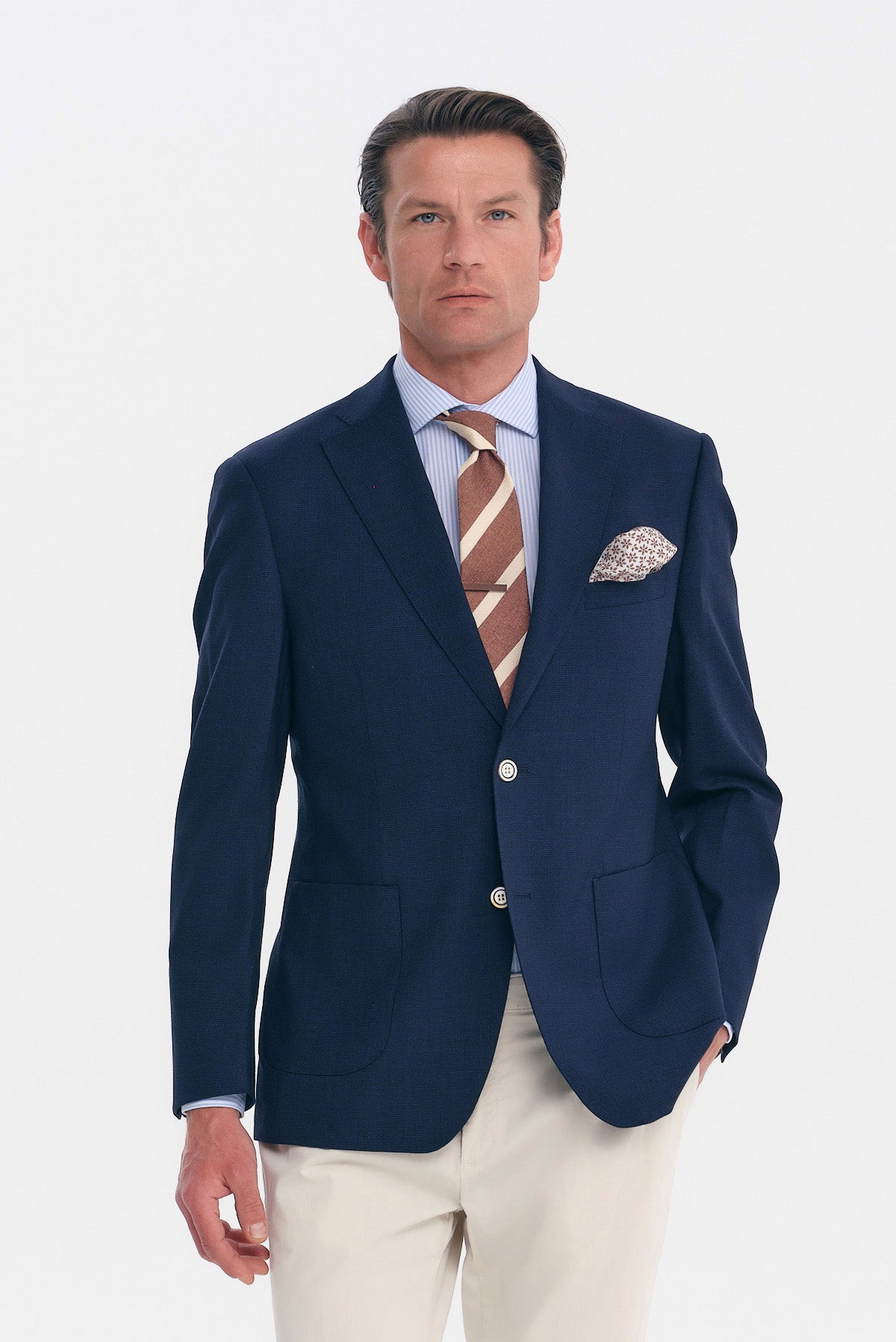 ΑΝΔΡΙΚΟ REGULAR FIT ΣΑΚΑΚΙ ΜΠΛΕ NAVY PORTOBELLO'S