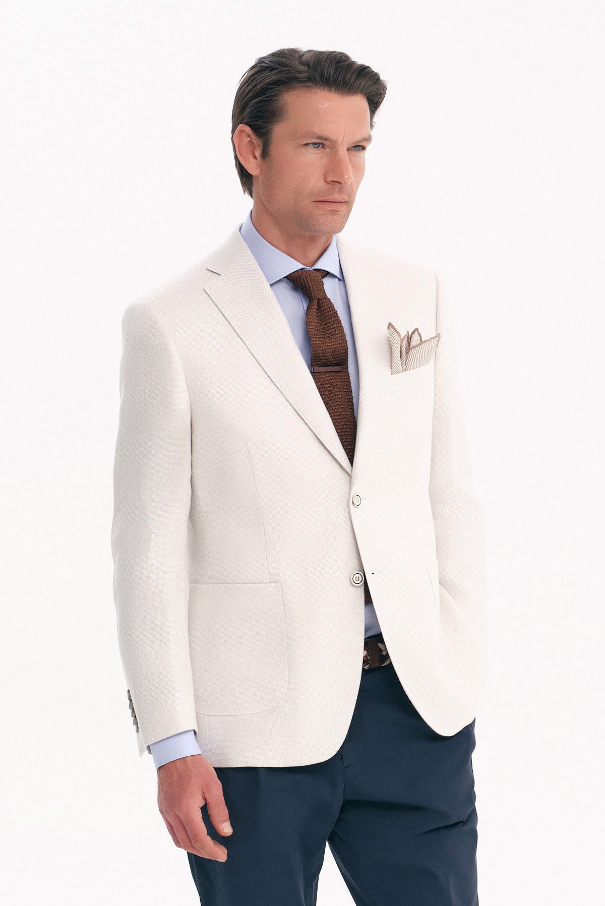 ΑΝΔΡΙΚΟ ΕΚΡΟΥ ΛΙΝΟ ΣΑΚΑΚΙ SLIM FIT PORTOBELLO'S