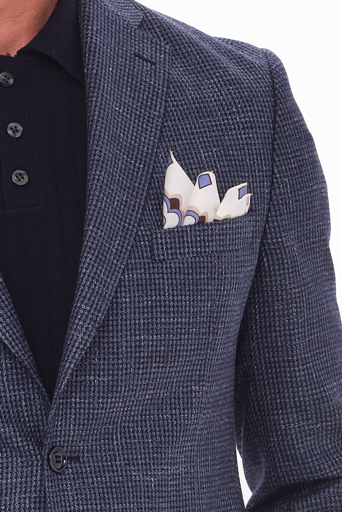 ΑΝΔΡΙΚΟ ΡΑΦ ΣΑΚΑΚΙ PORTOBELLO'S ΜΕ ΜΙΚΡΟΣΧΕΔΙΟ HOUNDTOOTH SLIM FIT