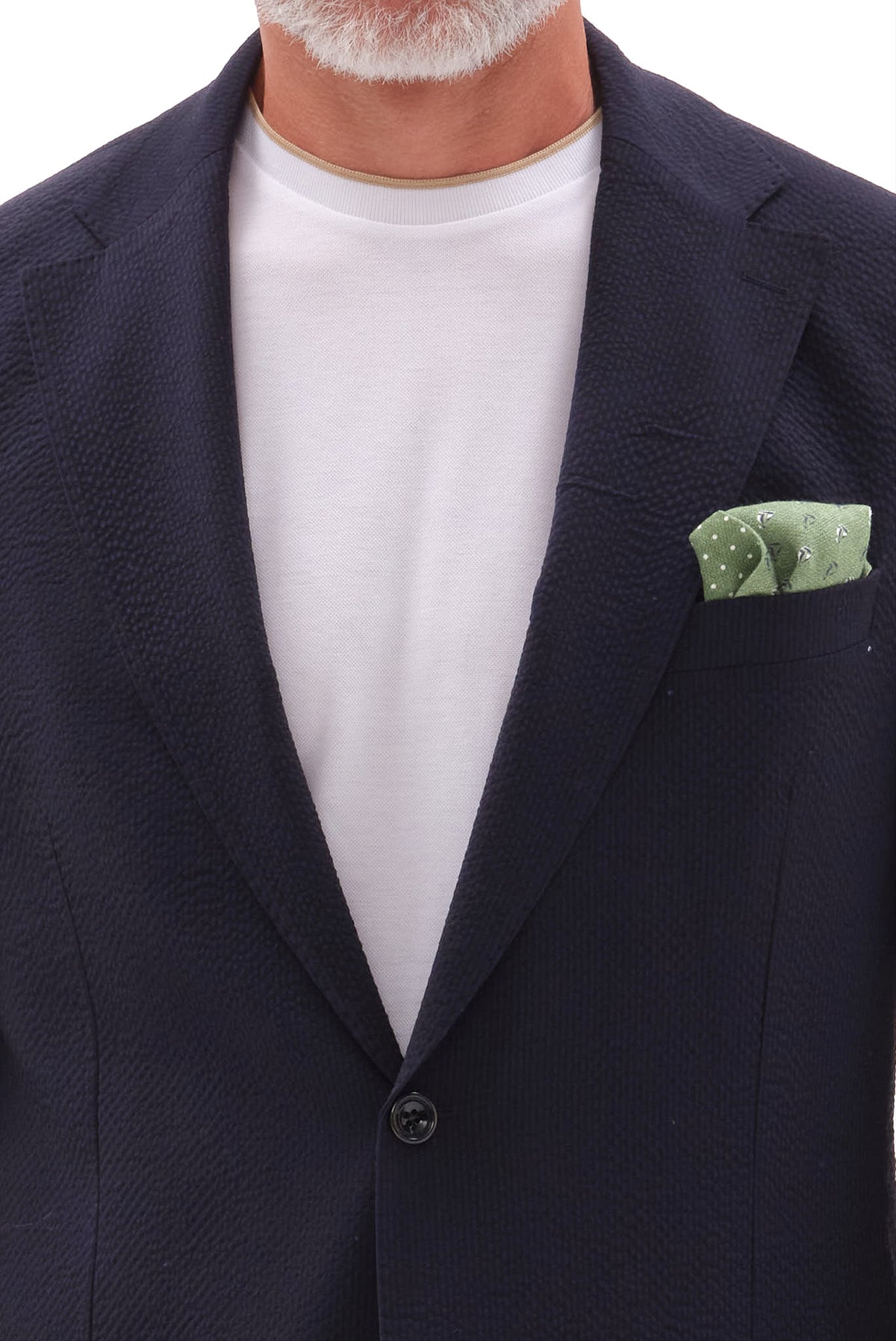 ANΔΡΙΚΟ ΜΠΛΕ ΣΚΟΥΡΟ ΣΑΚΑΚΙ PORTOBELLO'S ΑΠΟ ΜΑΛΛΙ SLIM FIT