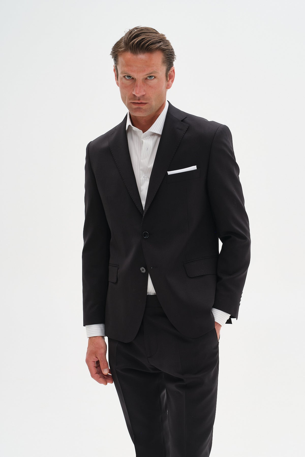 ΑΝΔΡΙΚΟ ΜΑΥΡΟ ΚΟΣΤΟΥΜΙ PORTOBELLO'S SLIM FIT ZIGNONE