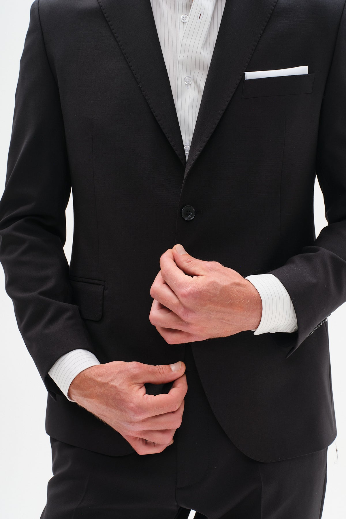 ΑΝΔΡΙΚΟ ΜΑΥΡΟ ΚΟΣΤΟΥΜΙ PORTOBELLO'S SLIM FIT ZIGNONE