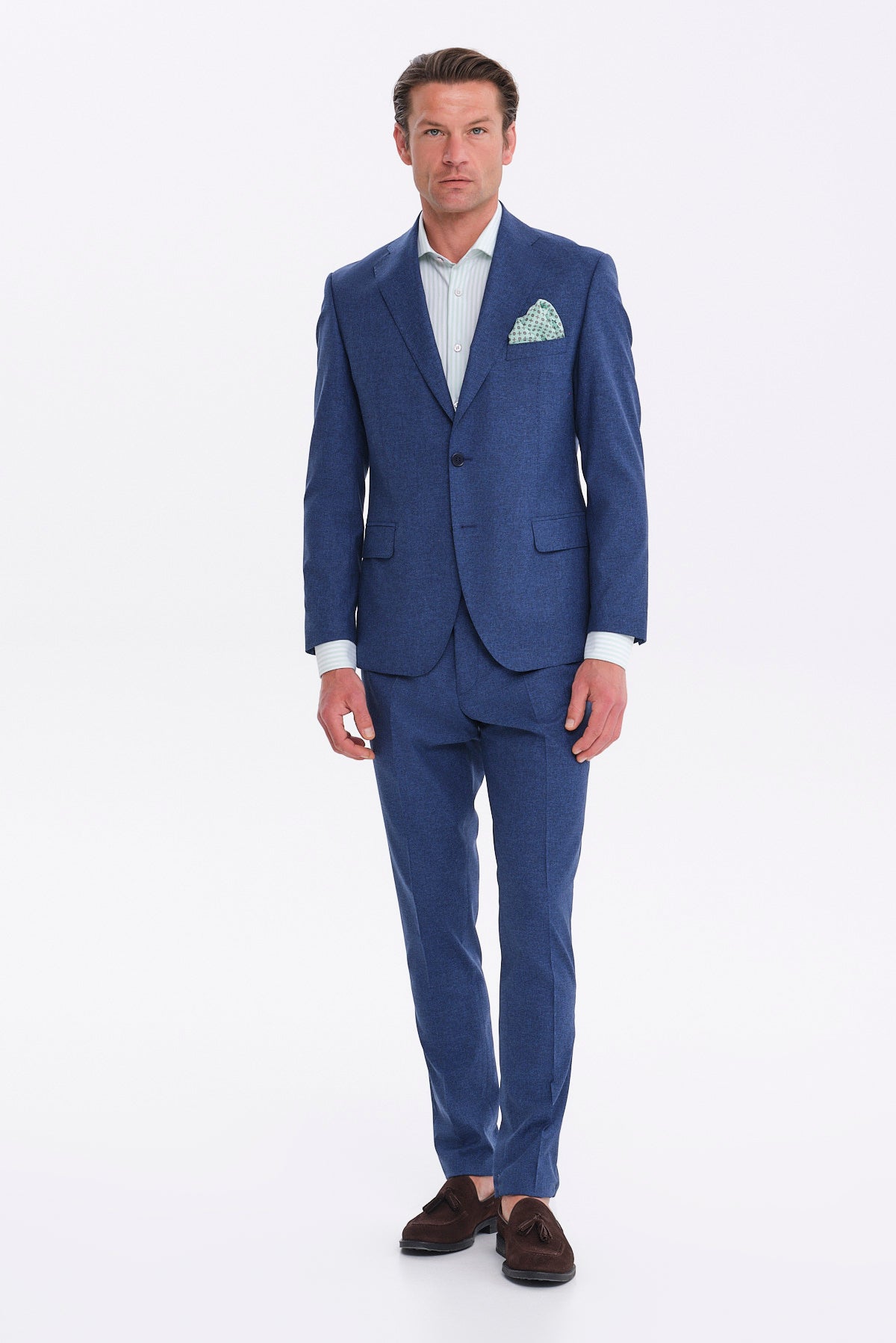 ΑΝΔΡΙΚΟ ΡΑΦ ΚΟΣΤΟΥΜΙ SLIM FIT PORTOBELLO'S ΣΕ ΥΦΑΣΜΑ GUABELLO