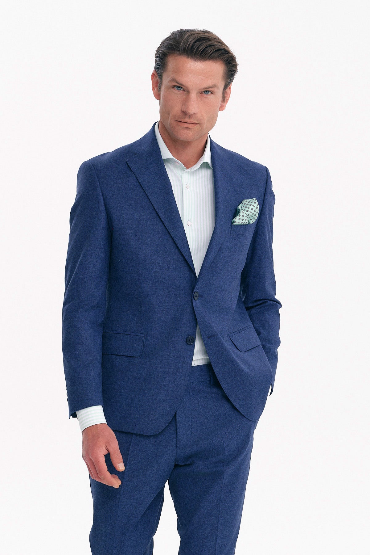 ΑΝΔΡΙΚΟ ΡΑΦ ΚΟΣΤΟΥΜΙ SLIM FIT PORTOBELLO'S ΣΕ ΥΦΑΣΜΑ GUABELLO