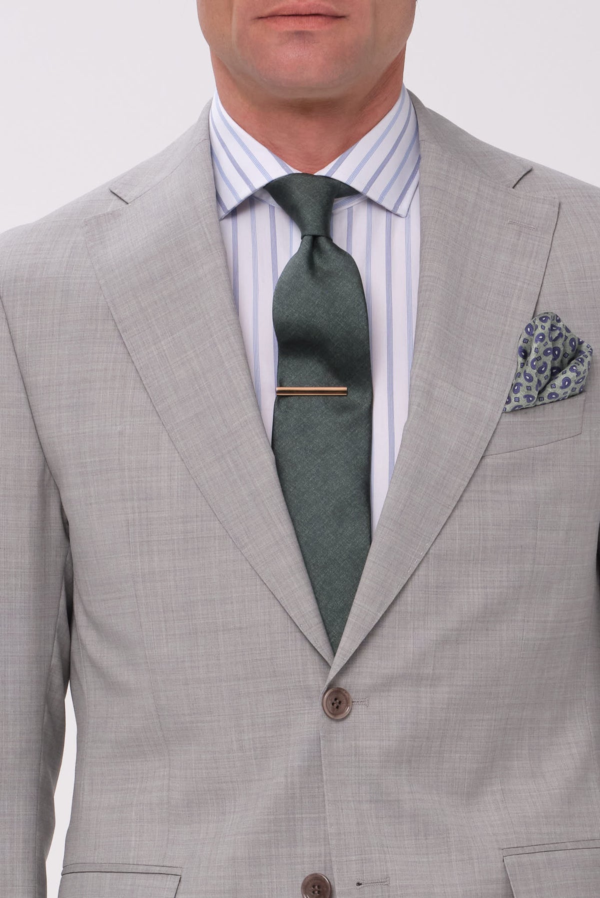 ΑΝΔΡΙΚΟ ΓΚΡΙ ΑΝΟΙΧTΟ ΜΑΛΛΙΝΟ ΚΟΣΤΟΥΜΙ PORTOBELLO'S SLIM FIT ΣΕ ΥΦΑΣΜΑ MARZOTTO