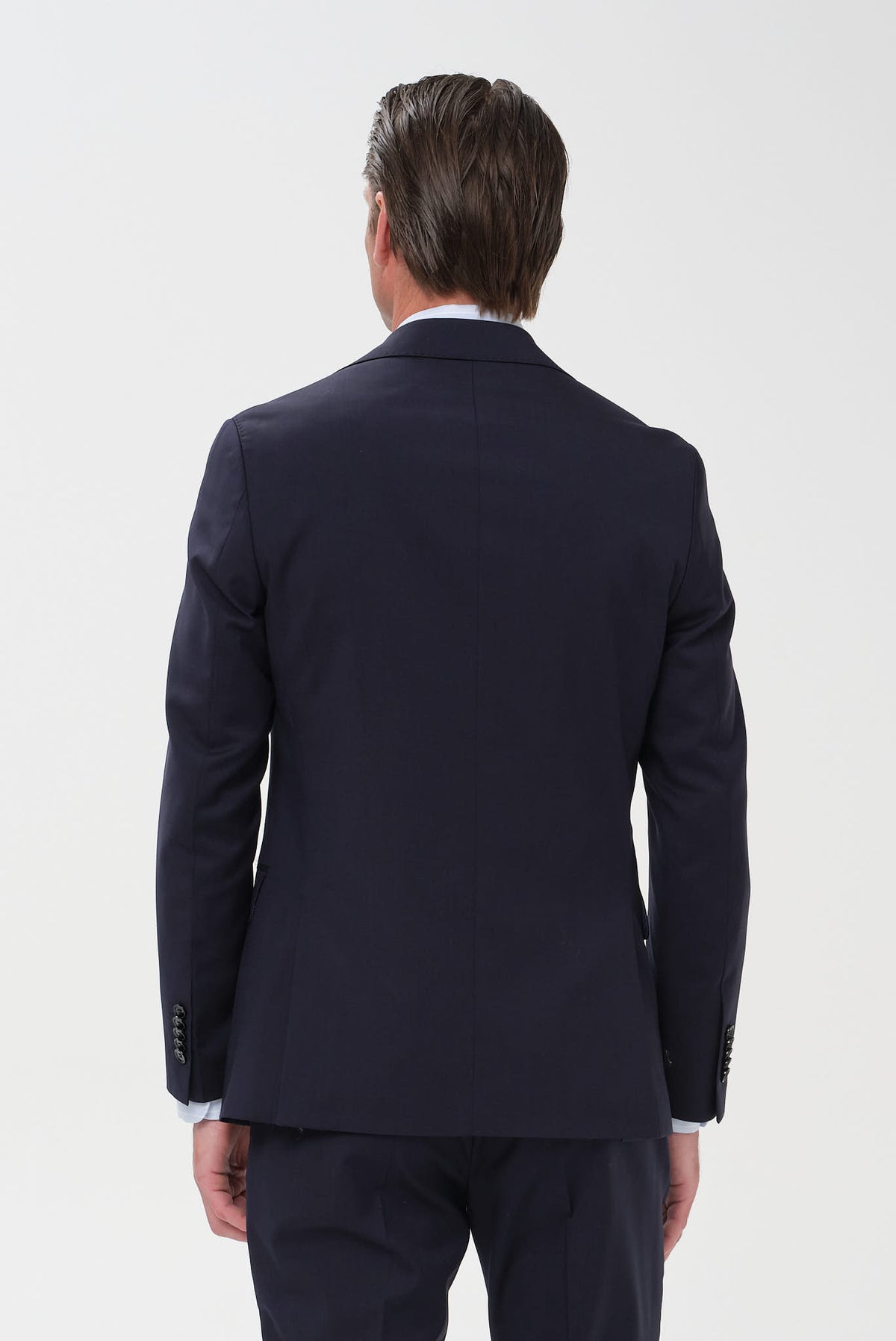 ΑΝΔΡΙΚΟ ΜΠΛΕ ΜΑΛΛΙΝΟ ΚΟΣΤΟΥΜΙ PORTOBELLO'S SLIM FIT ΣΕ ΥΦΑΣΜΑ MARZOTTO