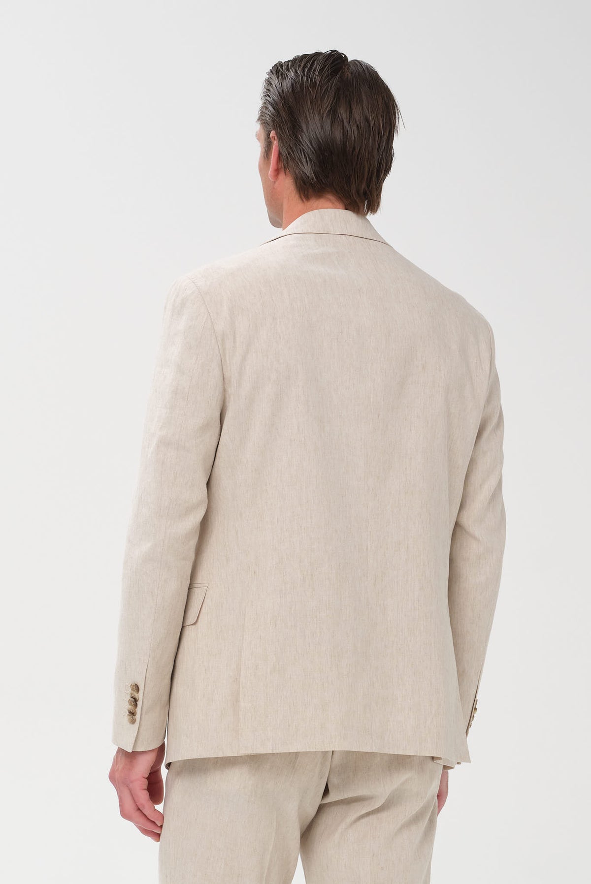 ΑΝΔΡΙΚΟ ΜΠΕΖ ΣΚΟΥΡΟ ΚΟΣΤΟΥΜΙ PORTOBELLO'S SLIM FIT ΣE ΥΦΑΣΜΑ LEOMASTER