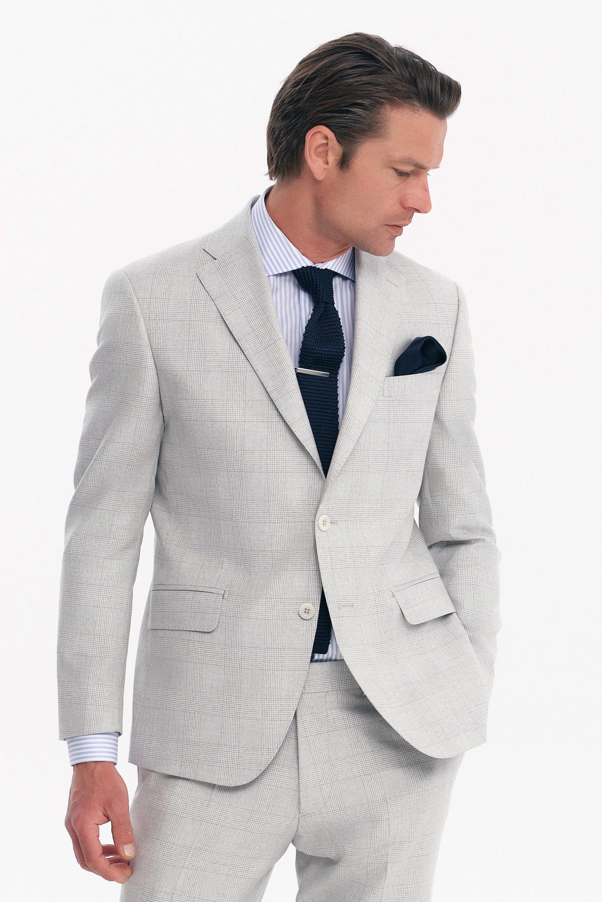 ΑΝΔΡΙΚΟ ΚΟΣΤΟΥΜΙ SLIM FIT ΣΤΟ ΧΡΩΜΑ ΤΟΥ ΠΑΓΟΥ PORTOBELLO'S