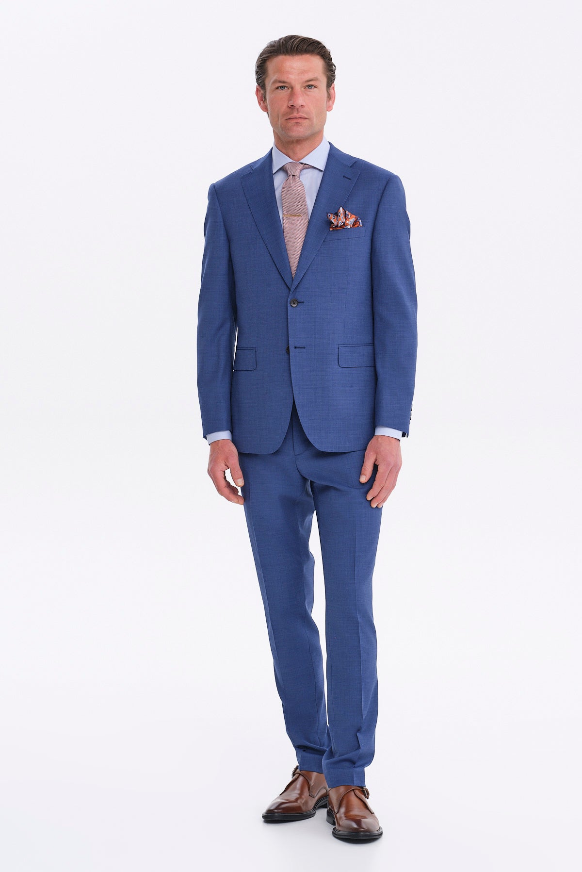 ΑΝΔΡΙΚΟ ΜΠΛΕ ΜΕΣΑΙΟ ΚΟΣΤΟΥΜΙ S 100'S SLIM FIT PORTOBELLO'S