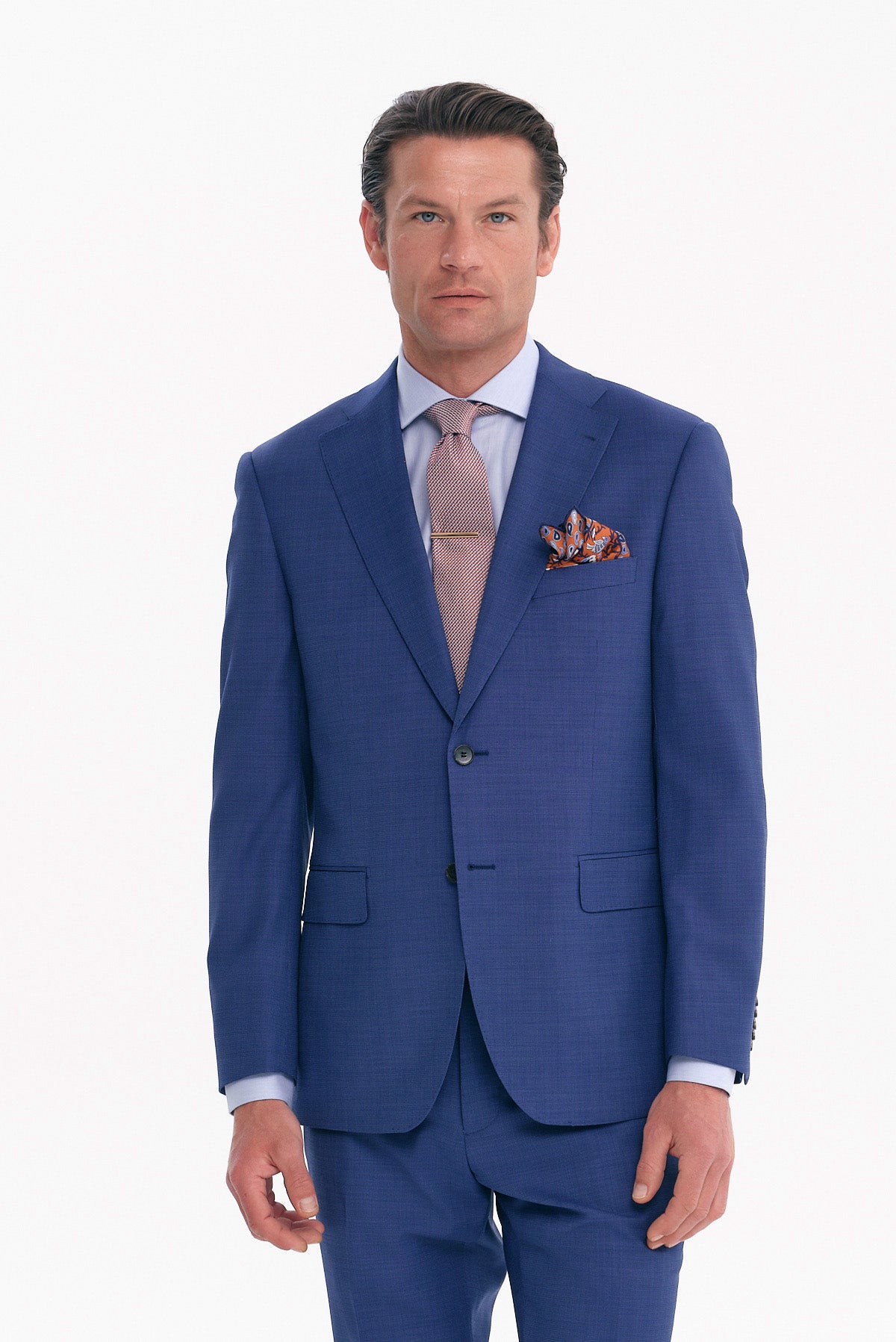 ΑΝΔΡΙΚΟ ΜΠΛΕ ΜΕΣΑΙΟ ΚΟΣΤΟΥΜΙ S 100'S SLIM FIT PORTOBELLO'S