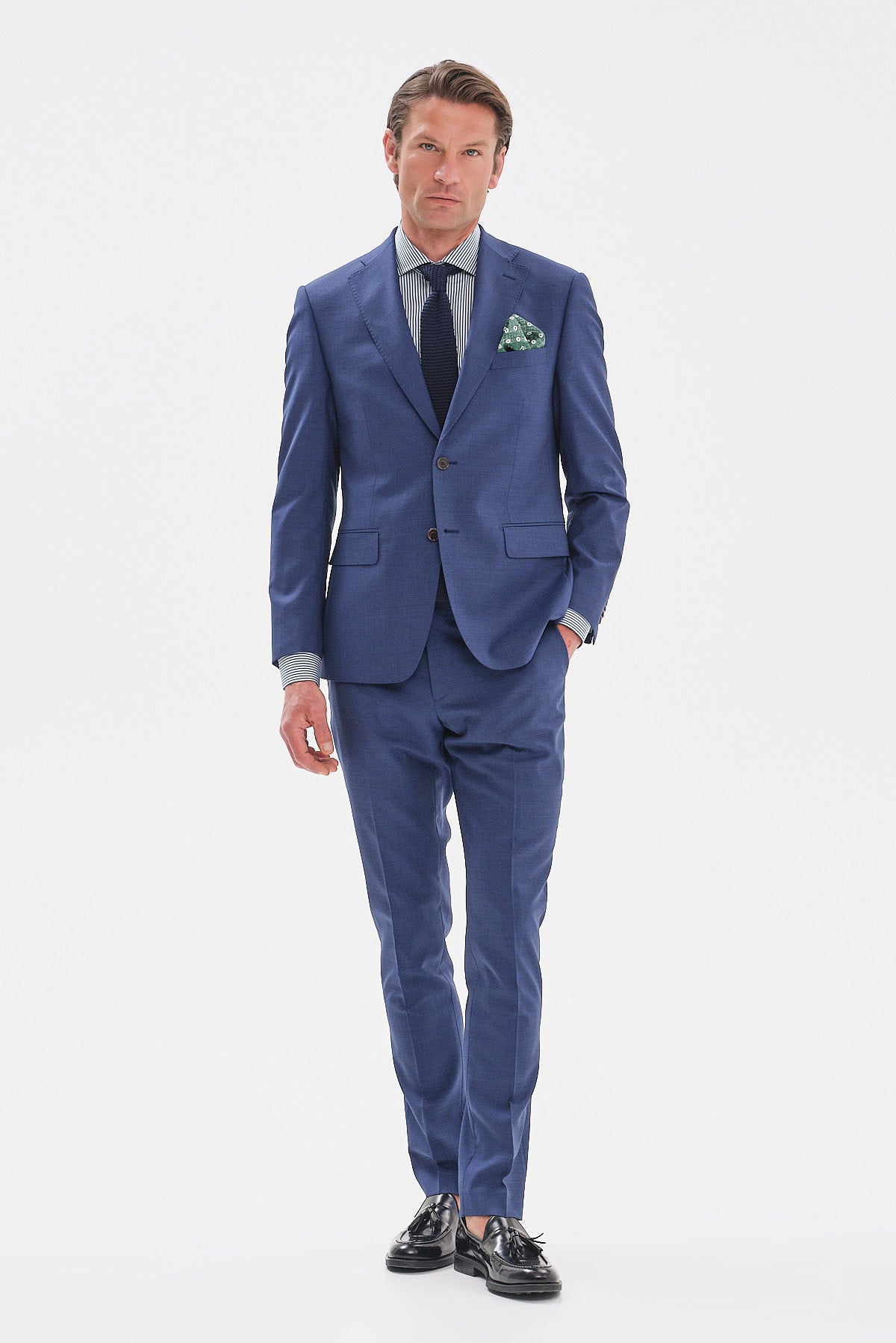 ΑΝΔΡΙΚΟ ΜΠΛΕ ΚΟΣΤΟΥΜΙ PORTOBELLO'S SLIM FIT SUPER 120