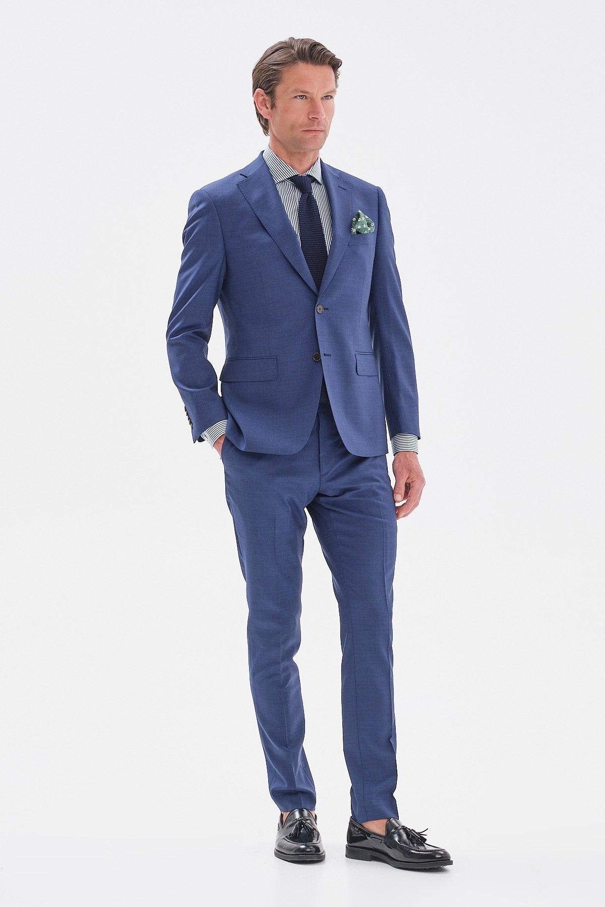 ΑΝΔΡΙΚΟ ΜΠΛΕ ΚΟΣΤΟΥΜΙ PORTOBELLO'S SLIM FIT SUPER 120
