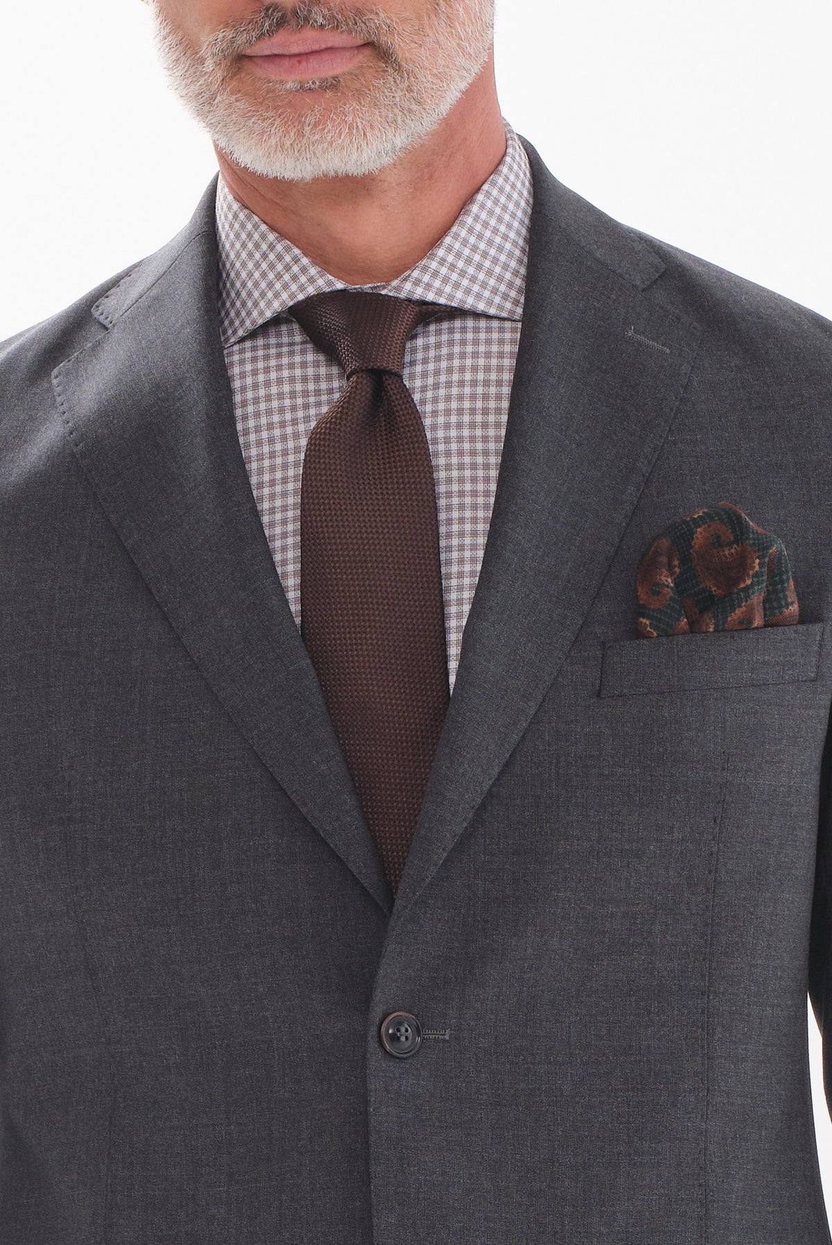 ΑΝΔΡΙΚΟ ΓΚΡΙ ΣΚΟΥΡΟ ΚΟΣΤΟΥΜΙ VITALE BARBERIS CANONICO SLIM FIT PORTOBELLO'S