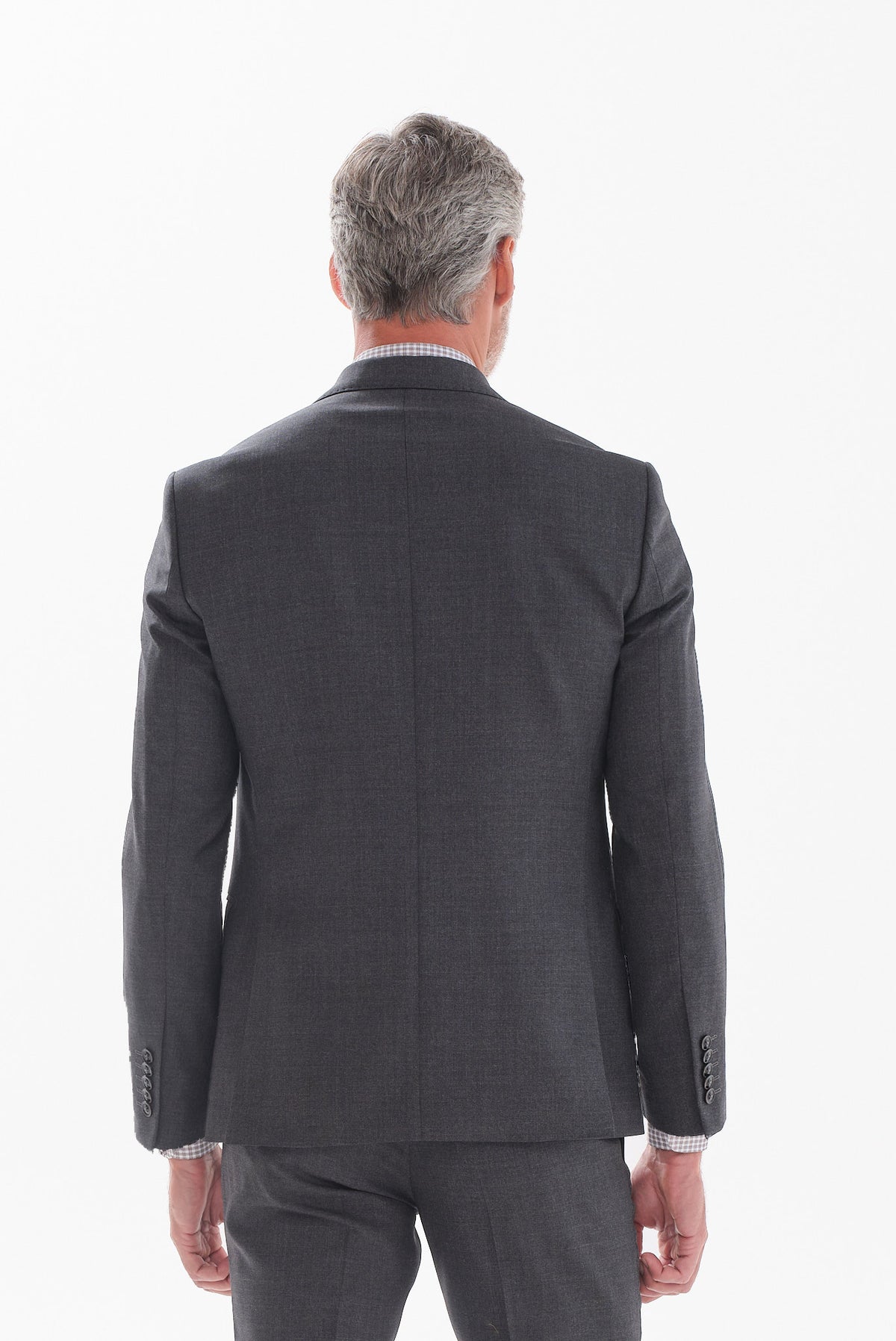 ΑΝΔΡΙΚΟ ΓΚΡΙ ΣΚΟΥΡΟ ΚΟΣΤΟΥΜΙ VITALE BARBERIS CANONICO SLIM FIT PORTOBELLO'S