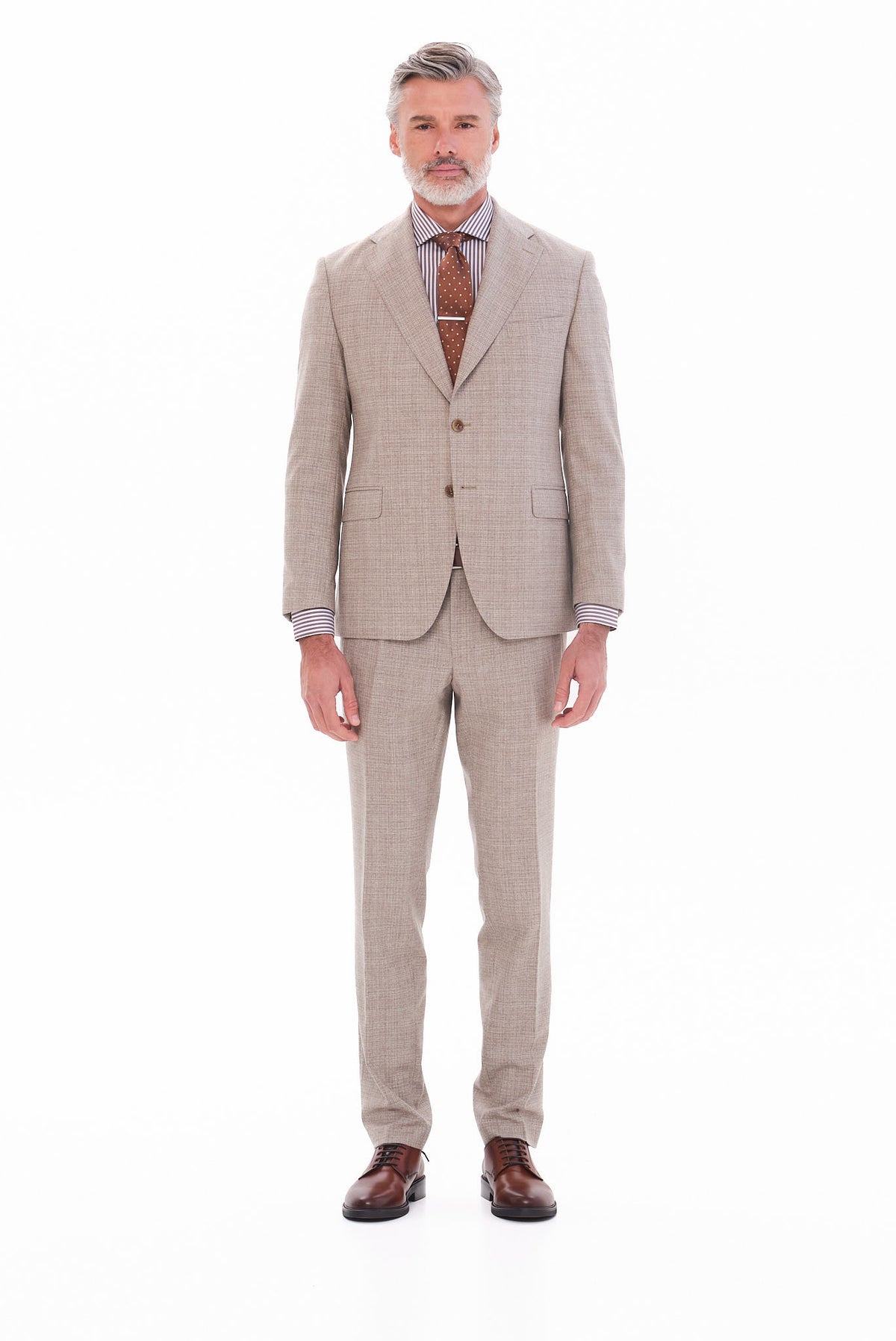 ΑΝΔΡΙΚΟ ΜΠΕΖ ΣΚΟΥΡΟ ΜΑΛΛΙΝΟ ΚΟΣΤΟΥΜΙ PORTOBELLO'S SLIM FIT