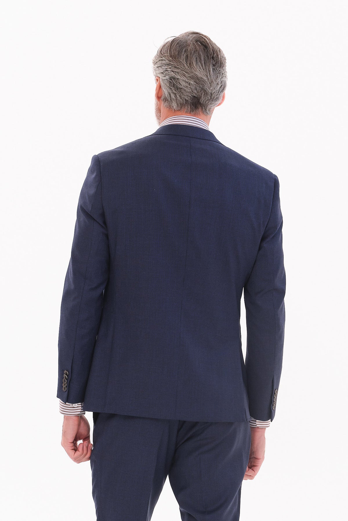 ΑΝΔΡΙΚΟ ΜΠΛΕ ΜΑΛΛΙΝΟ ΚΟΣΤΟΥΜΙ PORTOBELLO'S SLIM FIT