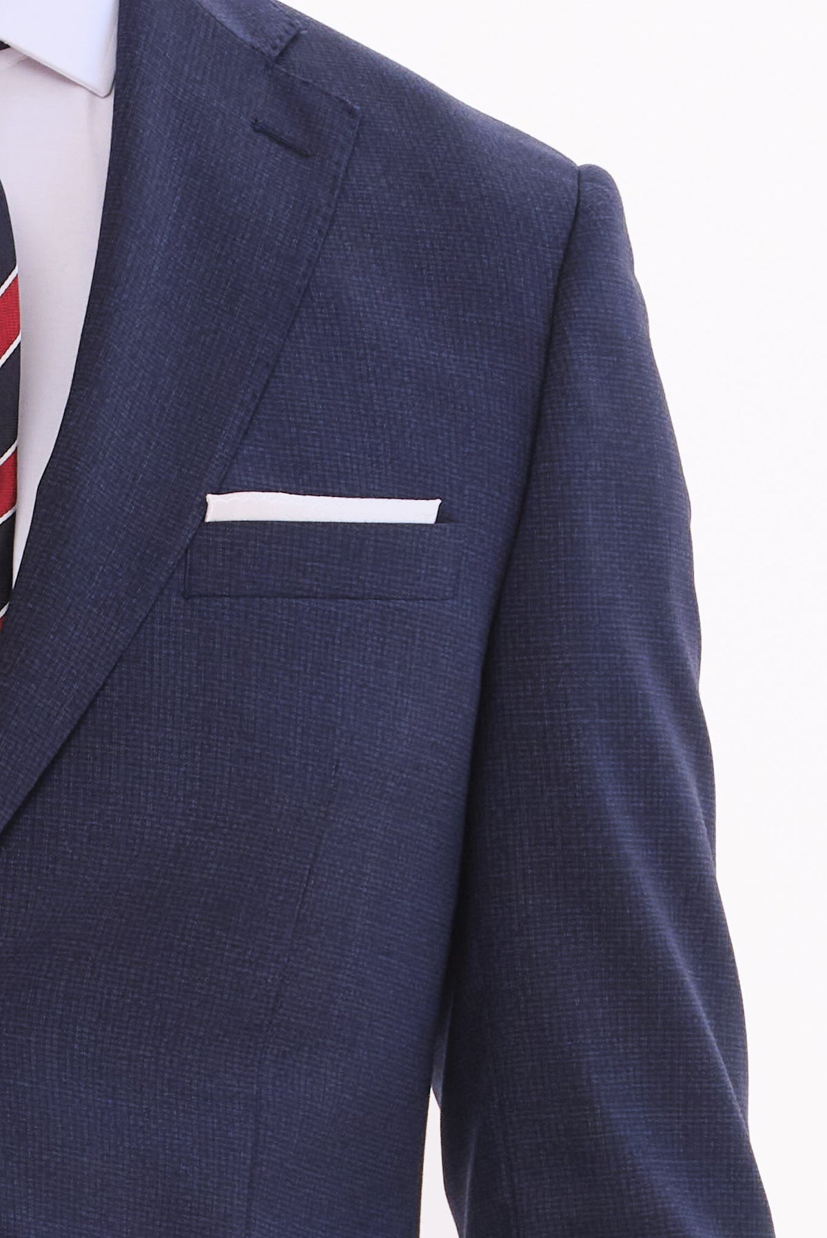 ΑΝΔΡΙΚΟ ΜΑΛΛΙΝΟ ΚΟΣΤΟΥΜΙ PORTOBELLO'S ΣΕ ΜΠΛΕ ΧΡΩΜΑ SLIM FIT