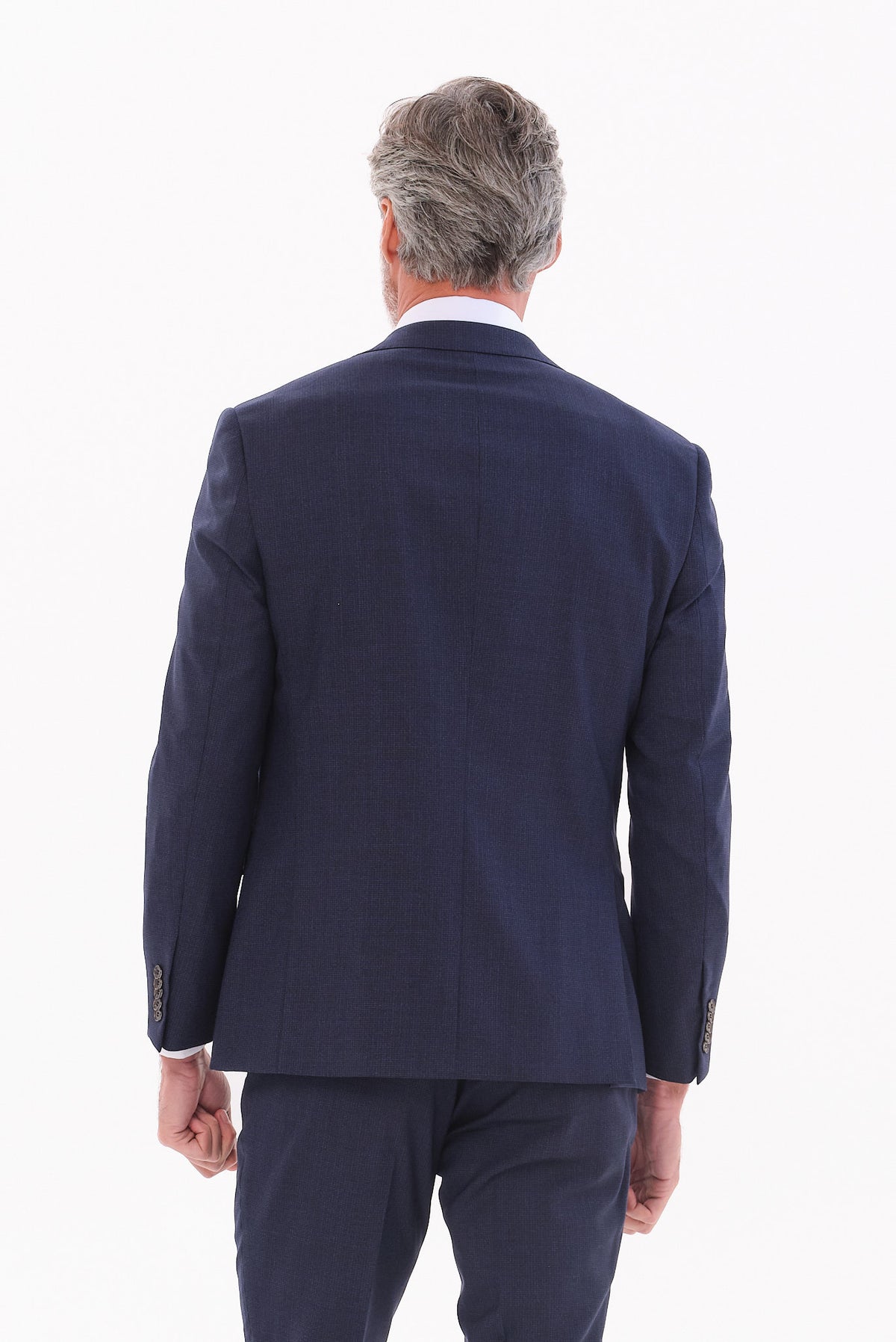 ΑΝΔΡΙΚΟ ΜΑΛΛΙΝΟ ΚΟΣΤΟΥΜΙ PORTOBELLO'S ΣΕ ΜΠΛΕ ΧΡΩΜΑ SLIM FIT