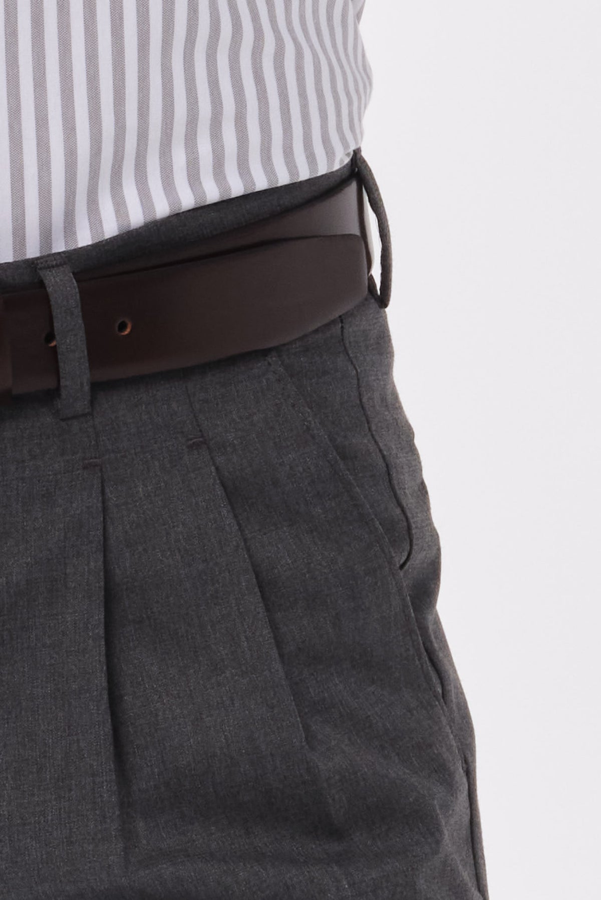 ΑΝΔΡΙΚΟ ΣΚΟΥΡΟ ΓΚΡΙ CHINOS ΠΑΝΤΕΛΟΝΙ PORTOBELLO'S MODERN FIT ΜΕ ΔΙΠΛΗ ΠΙΕΤΑ