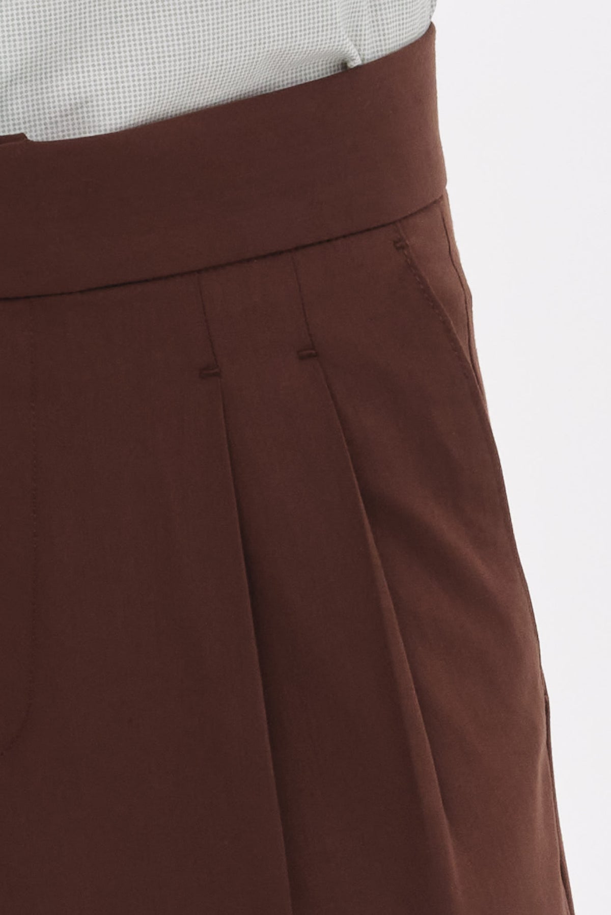 ΑΝΔΡΙΚΟ ΚΑΦΕ CHINOS ΠΑΝΤΕΛΟΝΙ PORTOBELLO'S MODERN FIT ΜΕ ΔΙΠΛΗ ΠΙΕΤΑ