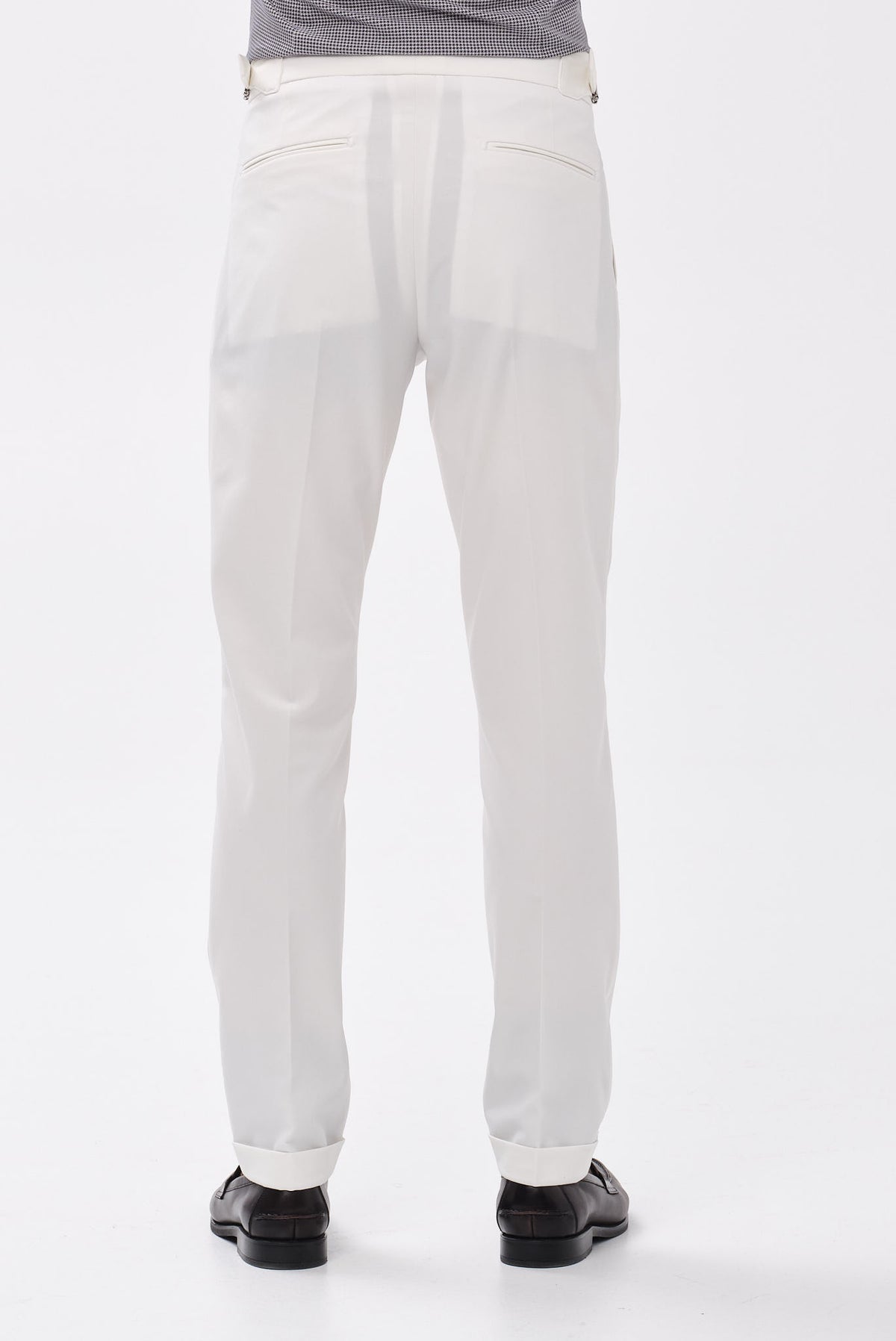 ΑΝΔΡΙΚΟ ΛΕΥΚΟ CHINOS ΠΑΝΤΕΛΟΝΙ PORTOBELLO'S MODERN FIT ΜΕ ΔΙΠΛΗ ΠΙΕΤΑ