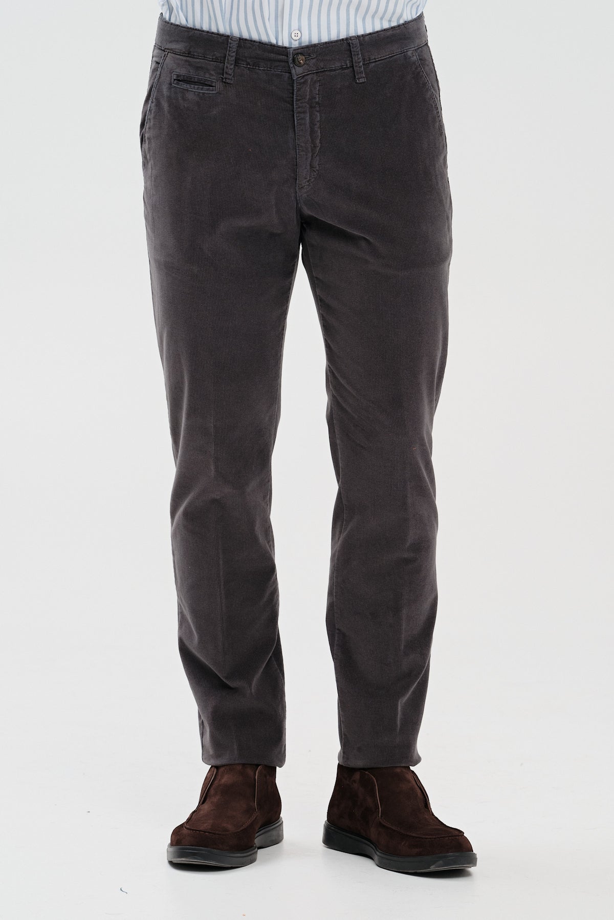 ΑΝΔΡΙΚΟ ΣΚΟΥΡΟ ΓΚΡΙ ΠΑΝΤΕΛΟΝΙ CHINOS PORTOBELLO'S SLIM FIT