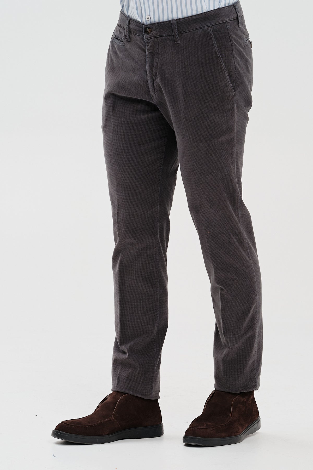 ΑΝΔΡΙΚΟ ΣΚΟΥΡΟ ΓΚΡΙ ΠΑΝΤΕΛΟΝΙ CHINOS PORTOBELLO'S SLIM FIT
