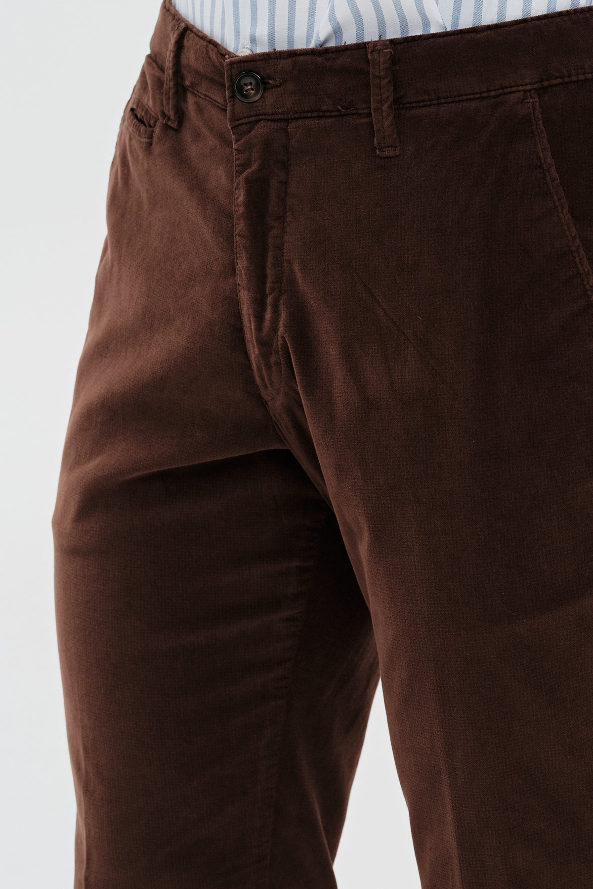 ΑΝΔΡΙΚΟ ΚΑΦΕ ΣΚΟΥΡΟ ΠΑΝΤΕΛΟΝΙ CHINOS PORTOBELLO'S SLIM FIT