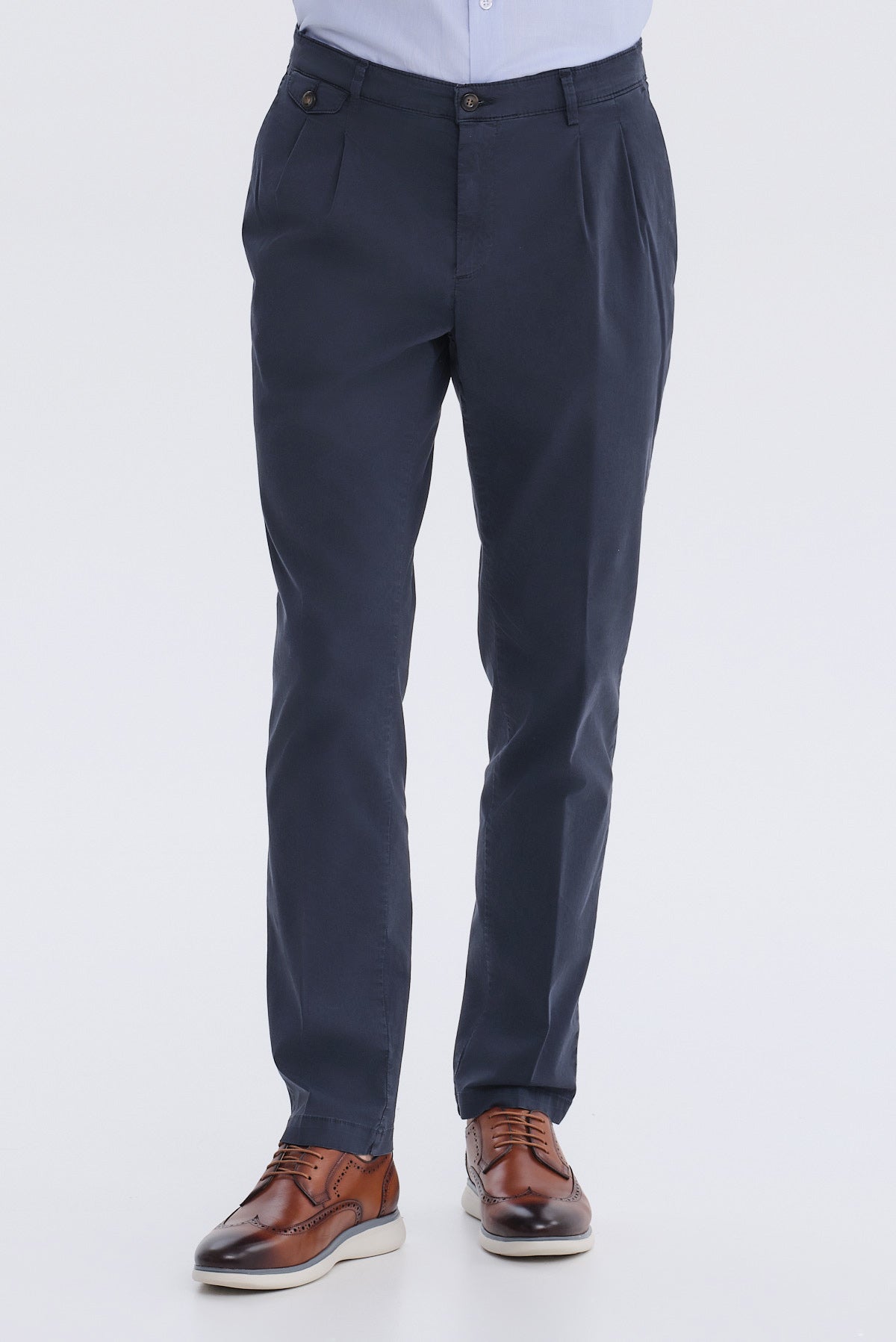 ΑΝΔΡΙΚΟ ΜΠΛΕ ΠΑΝΤΕΛΟΝΙ CHINOS MODERN FIT PORTOBELLO'S